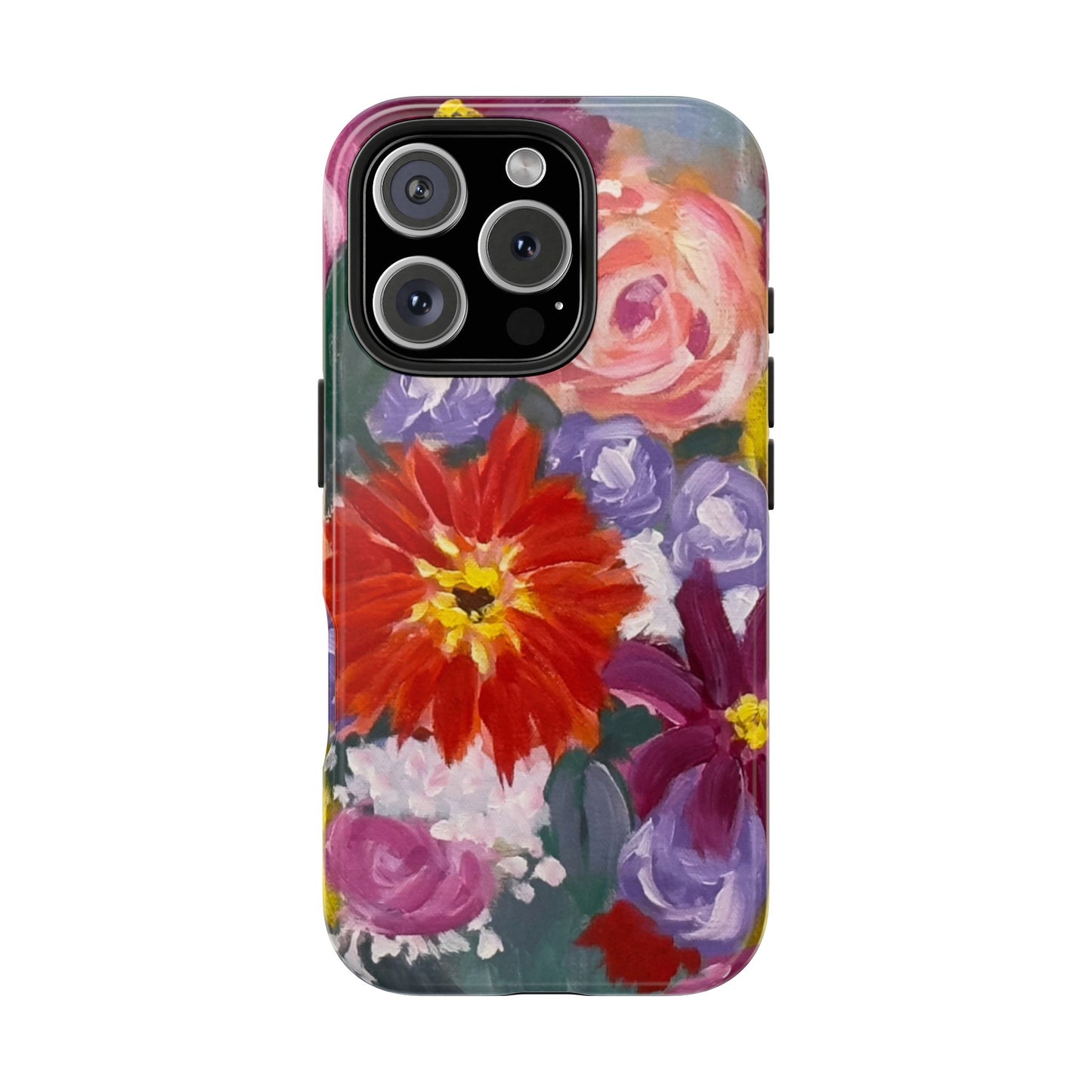 Mixed Floral Bouquet Tough Phone Cases
