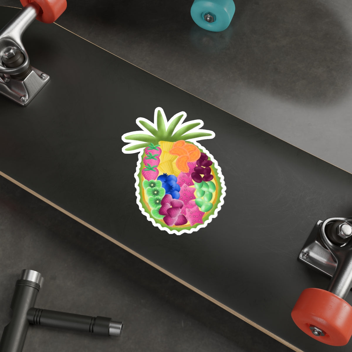 Fruit Salad Die Cut Sticker