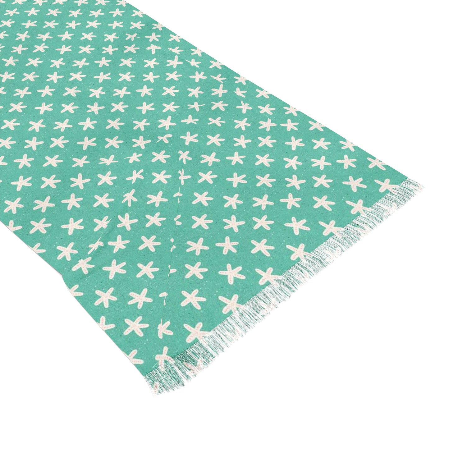 Starfish on Sea Green Light Scarf