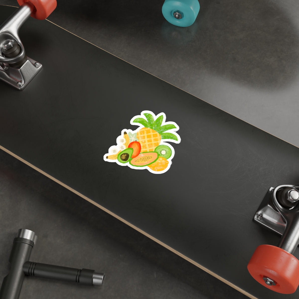 Tropical Fruit Die Cut Sticker