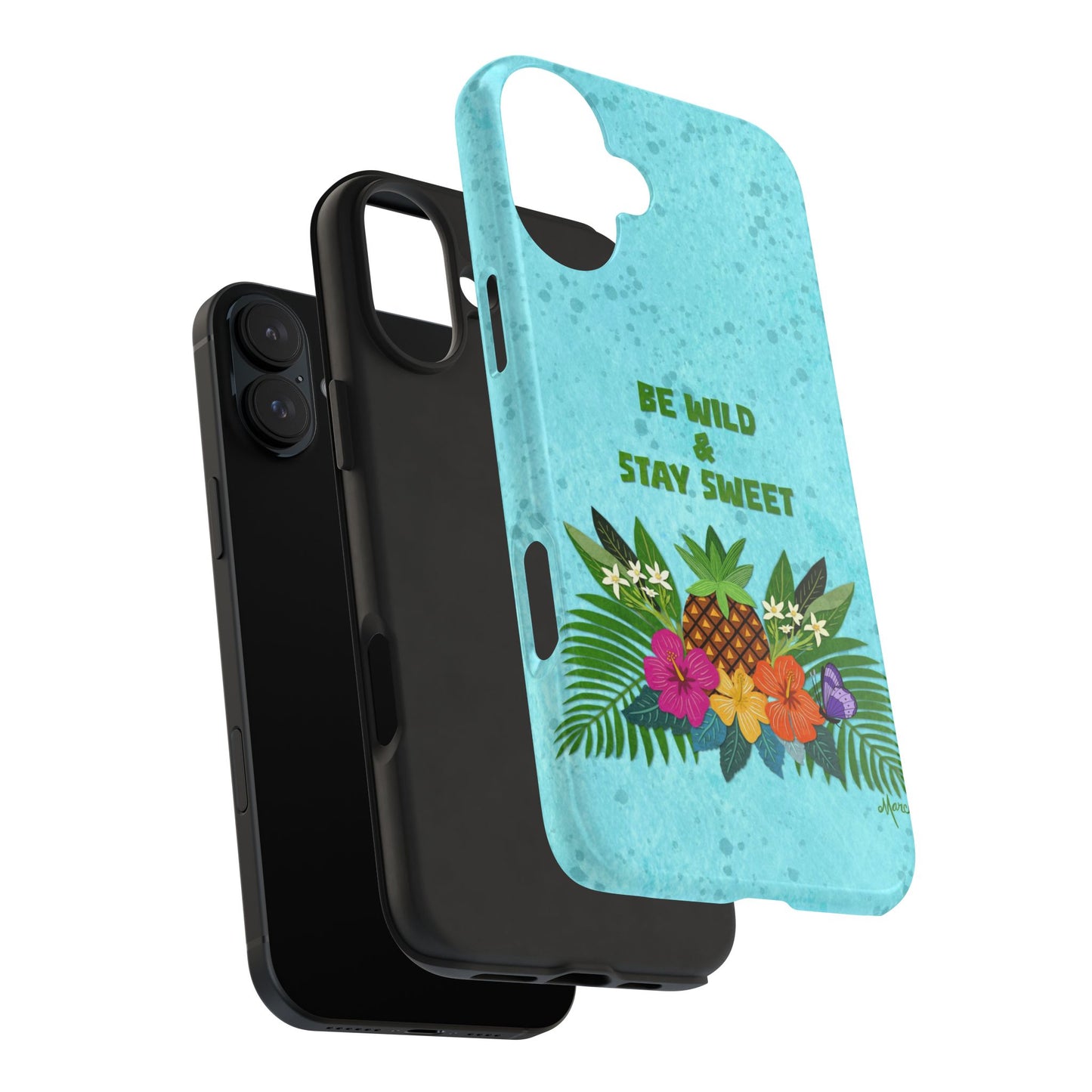 Pineapple Collage Tough Phone Cases