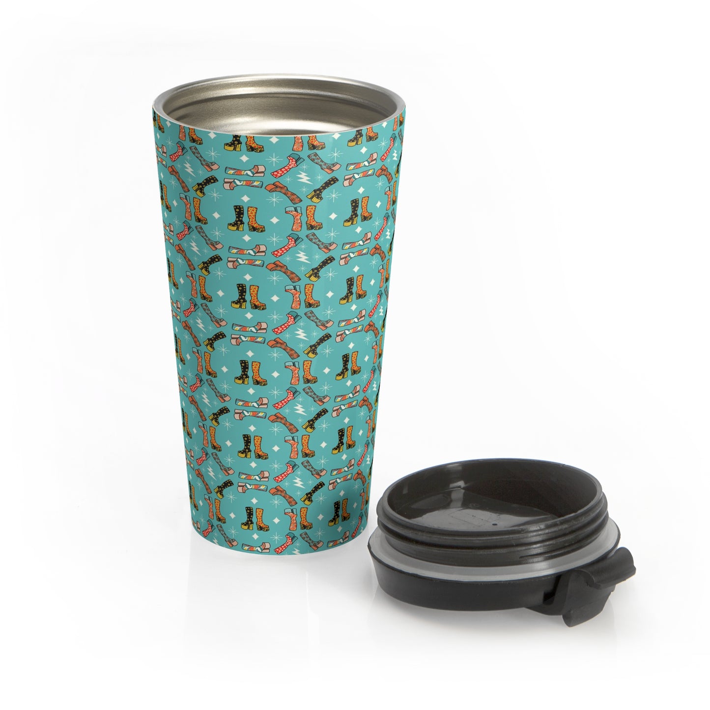 Groovy Boots Stainless Steel Travel Mug