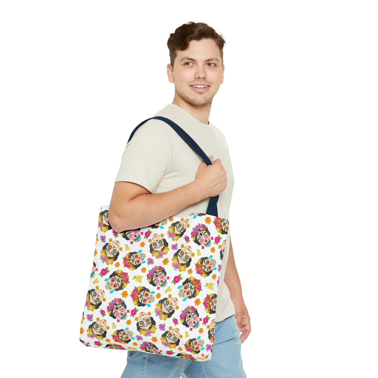 Frida Sugar Skulls Tote Bag