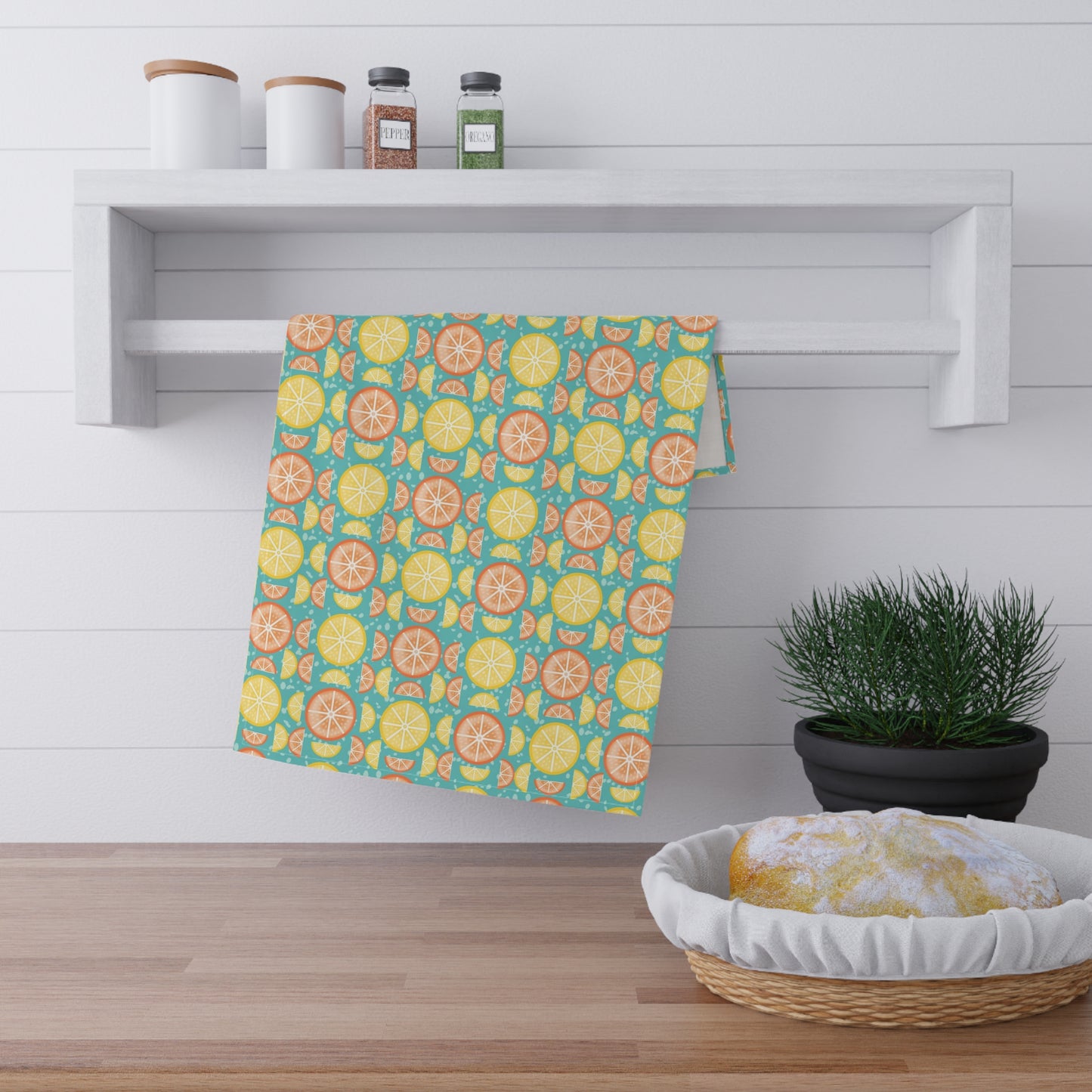 Citrus Slices Tea Towel