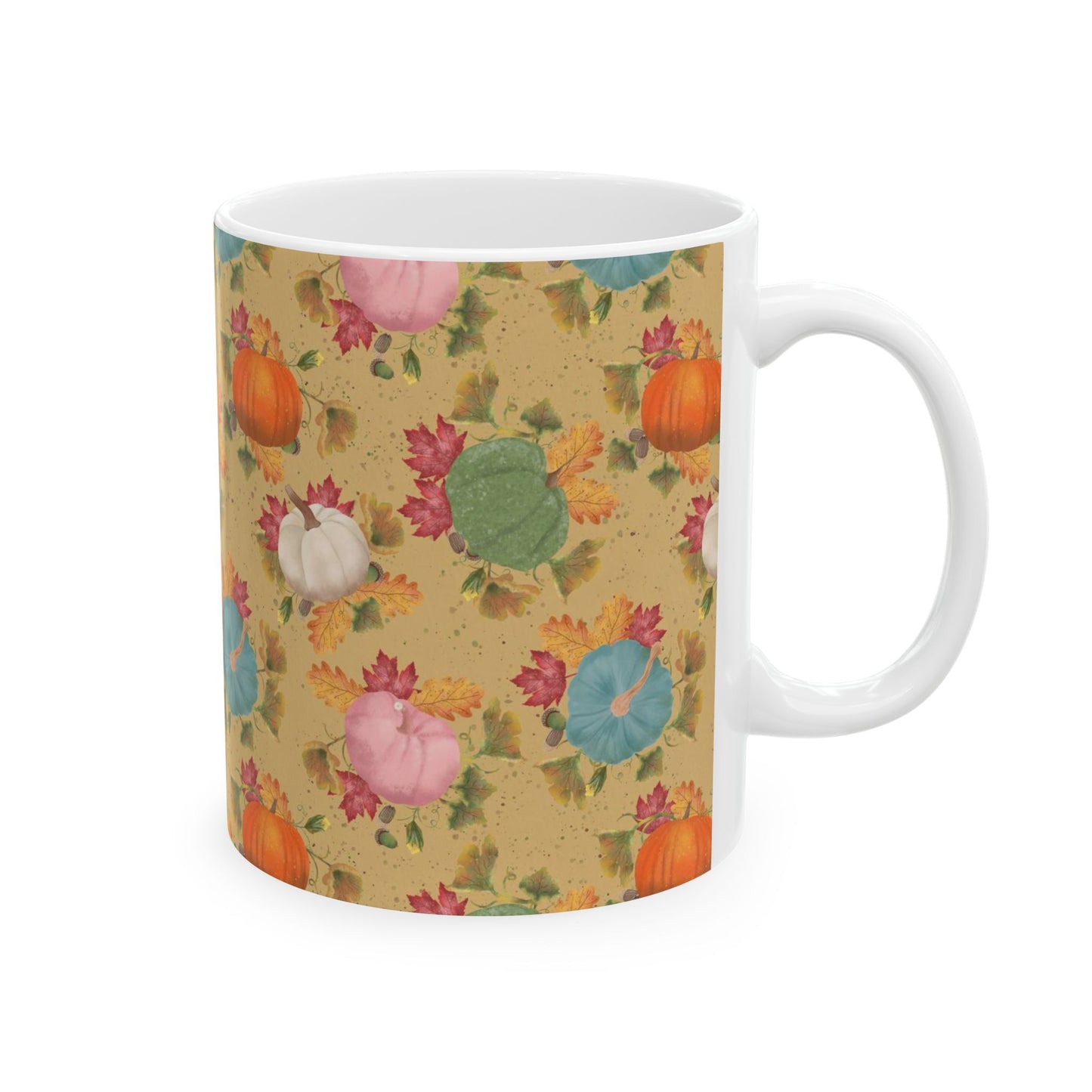 Colorful Pumpkins Ceramic Mug 11oz