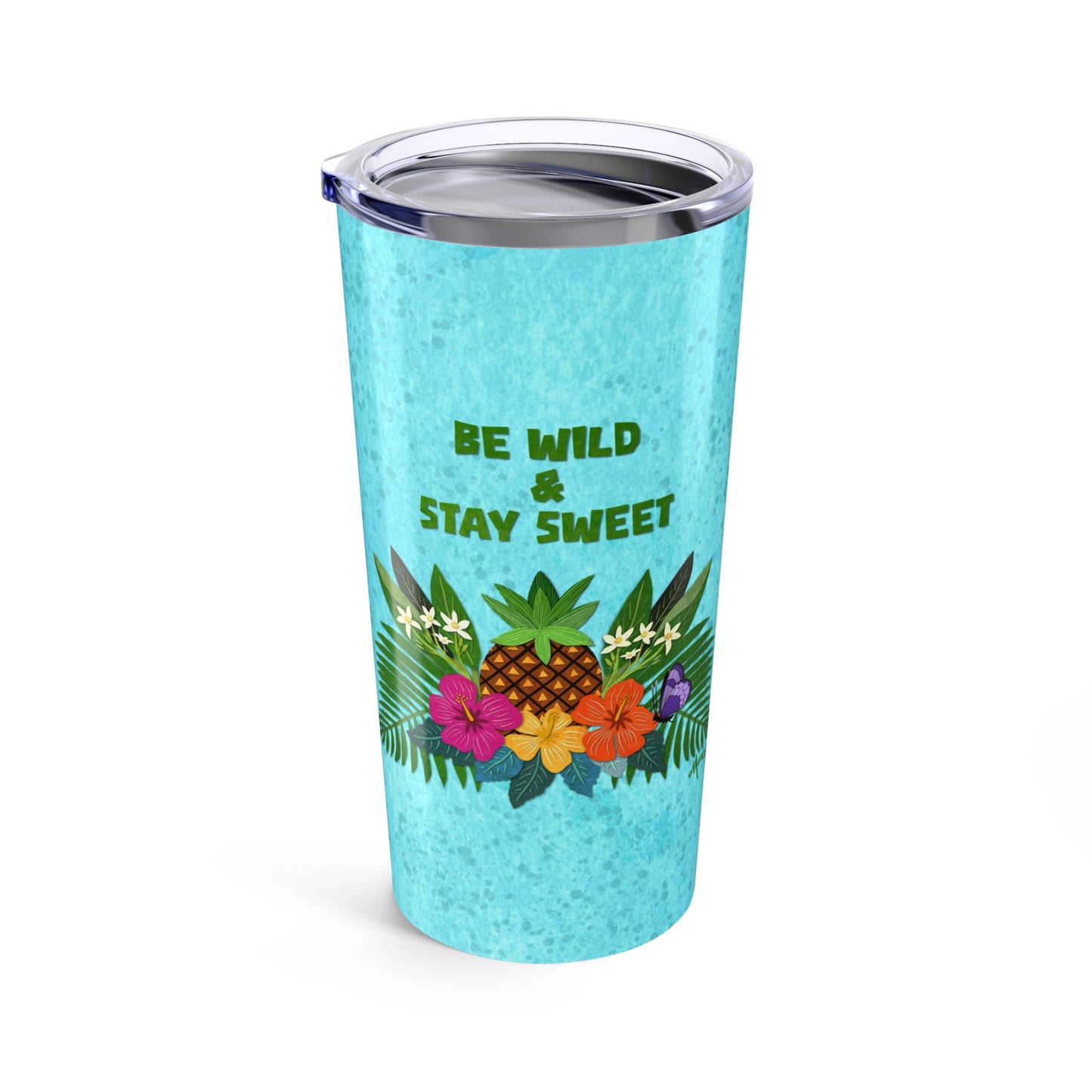Pineapple Collage Tumbler 20oz