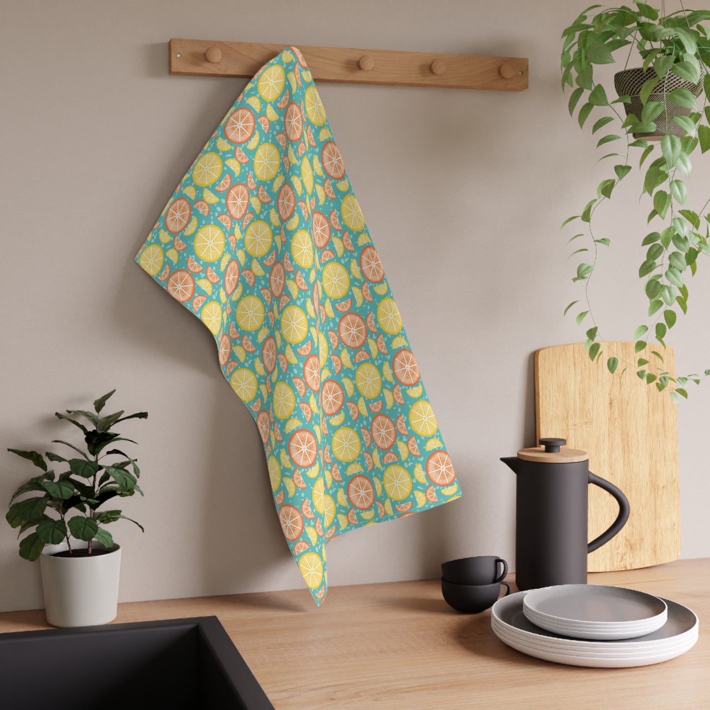 Citrus Slices Tea Towel