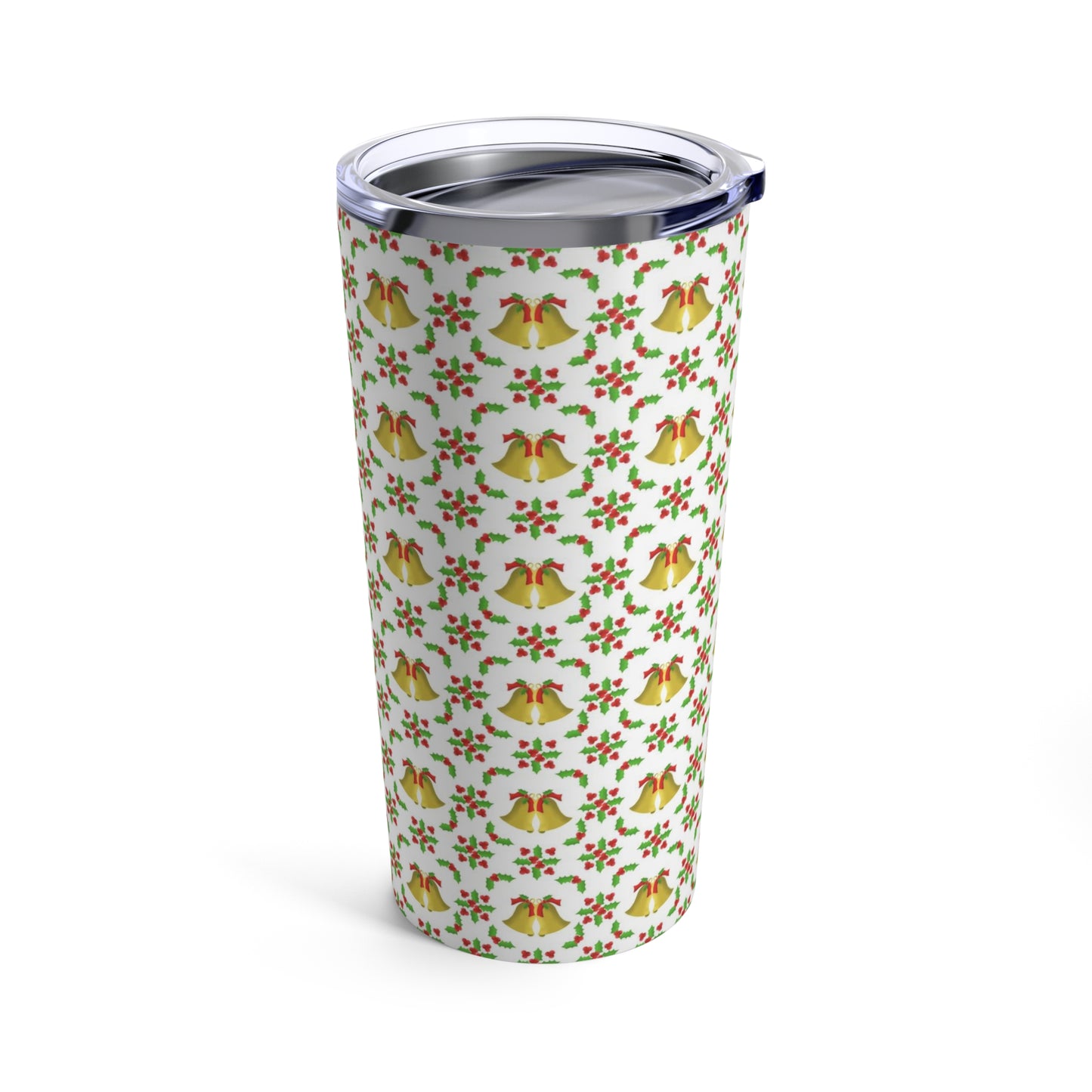 Bells and Holly Tumbler 20oz