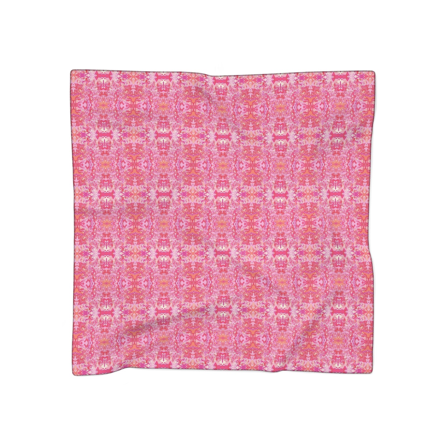 Boho Bougainvillea Garden Square Poly Scarf