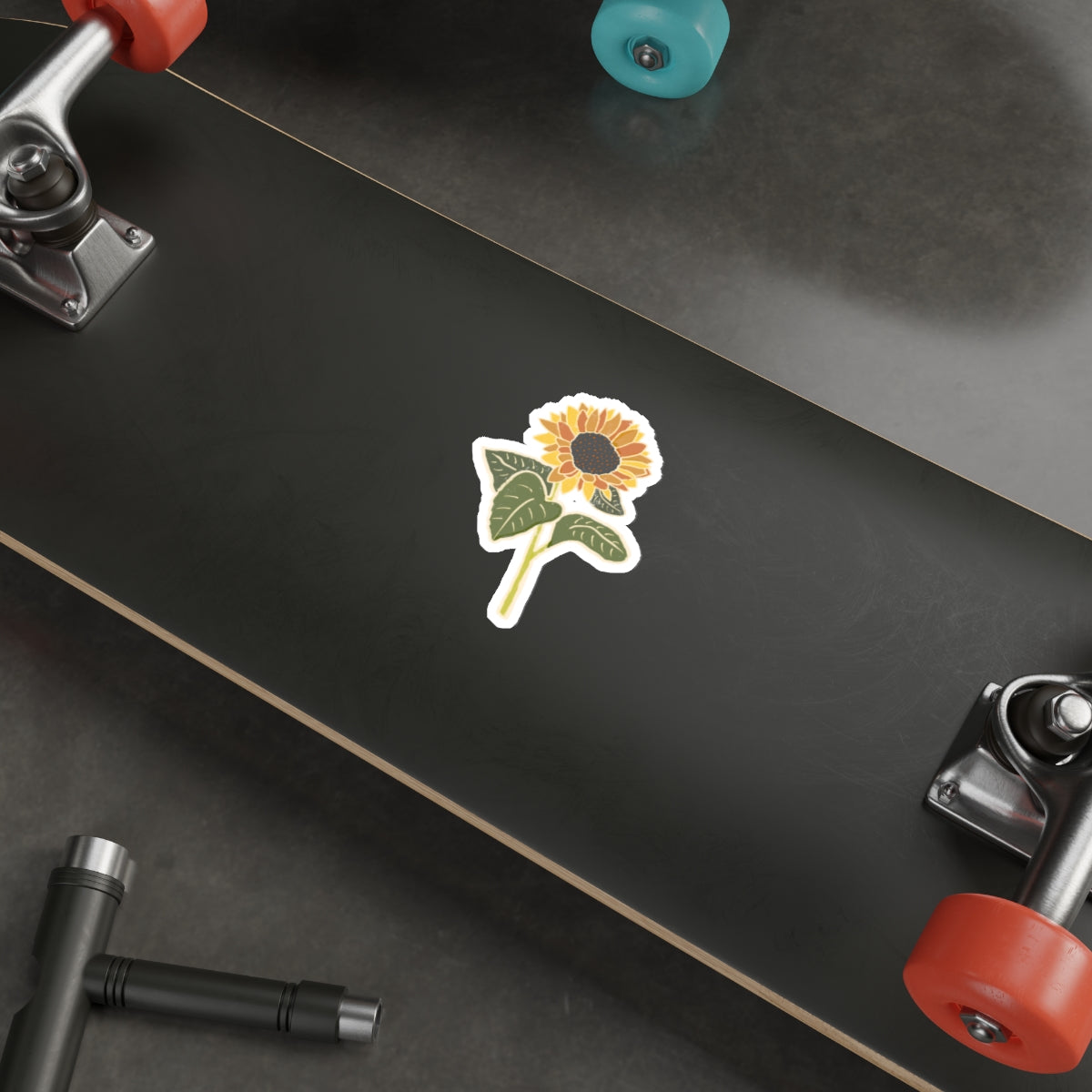 Sunflower Die Cut Sticker