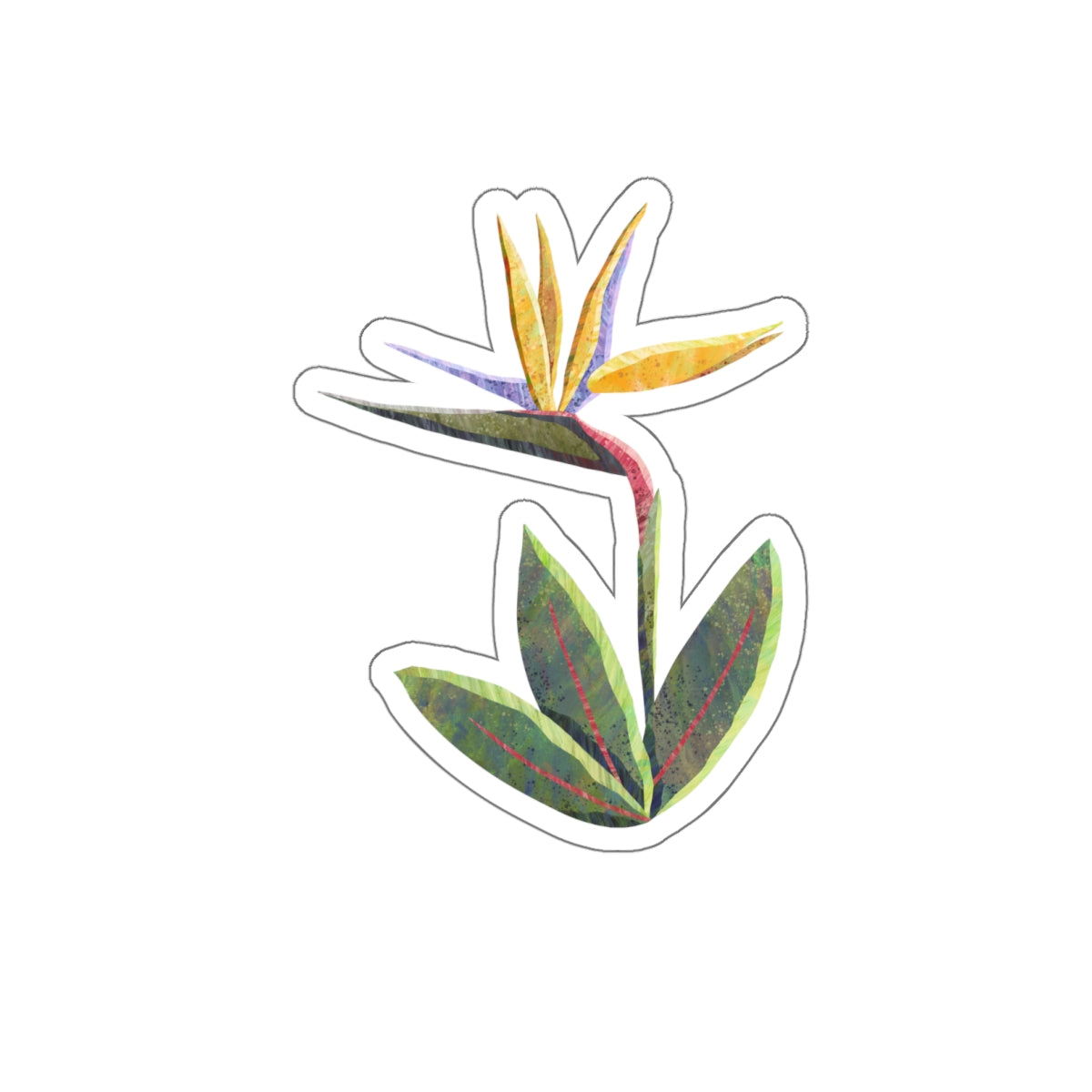 Bird of Paradise Die-Cut Stickers