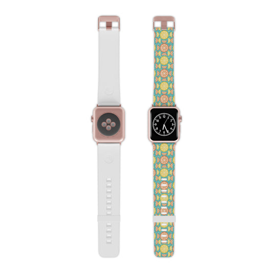 Citrus Slices Geometric Apple Watch Band