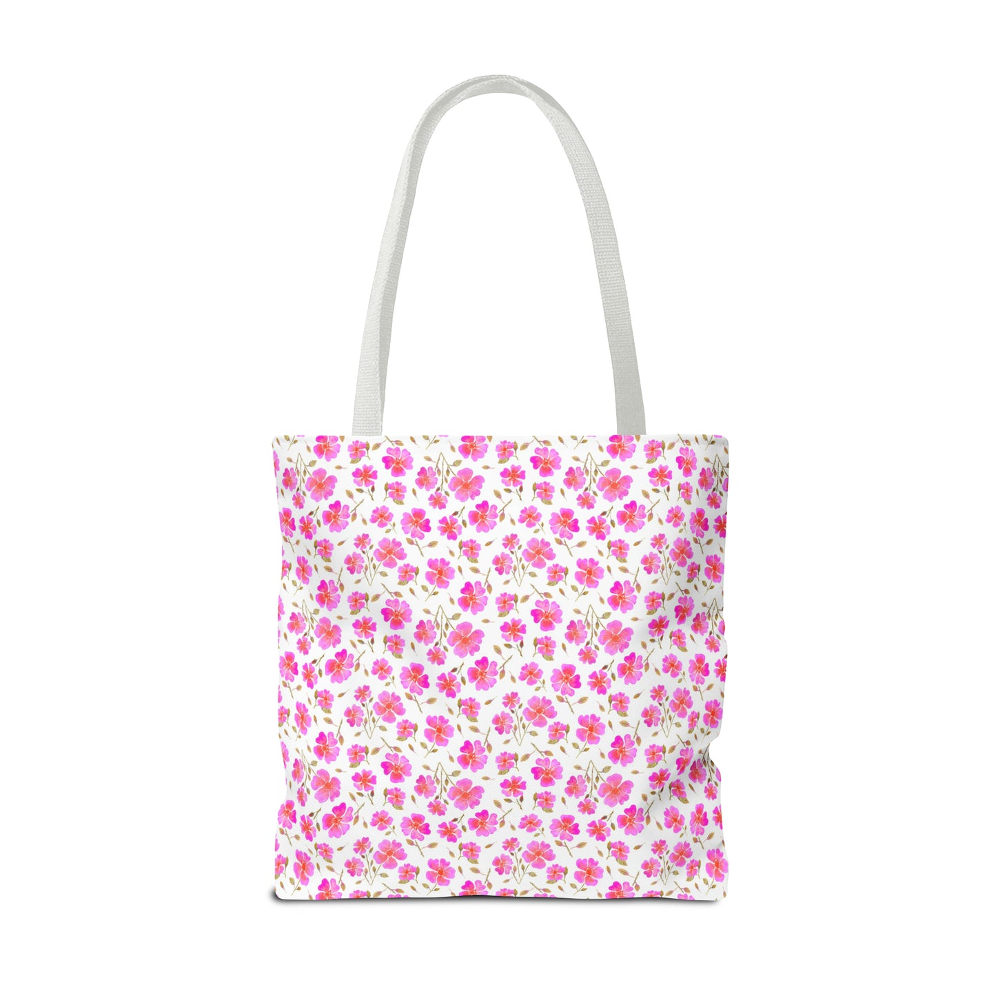 Hot Pink Wild Roses Tote Bag