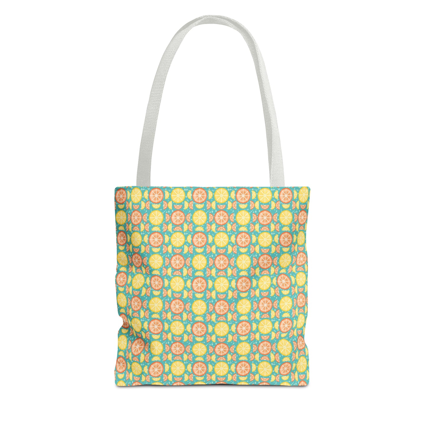 Citrus Slices Geometric Tote Bag - Carry Your Essentials in Style