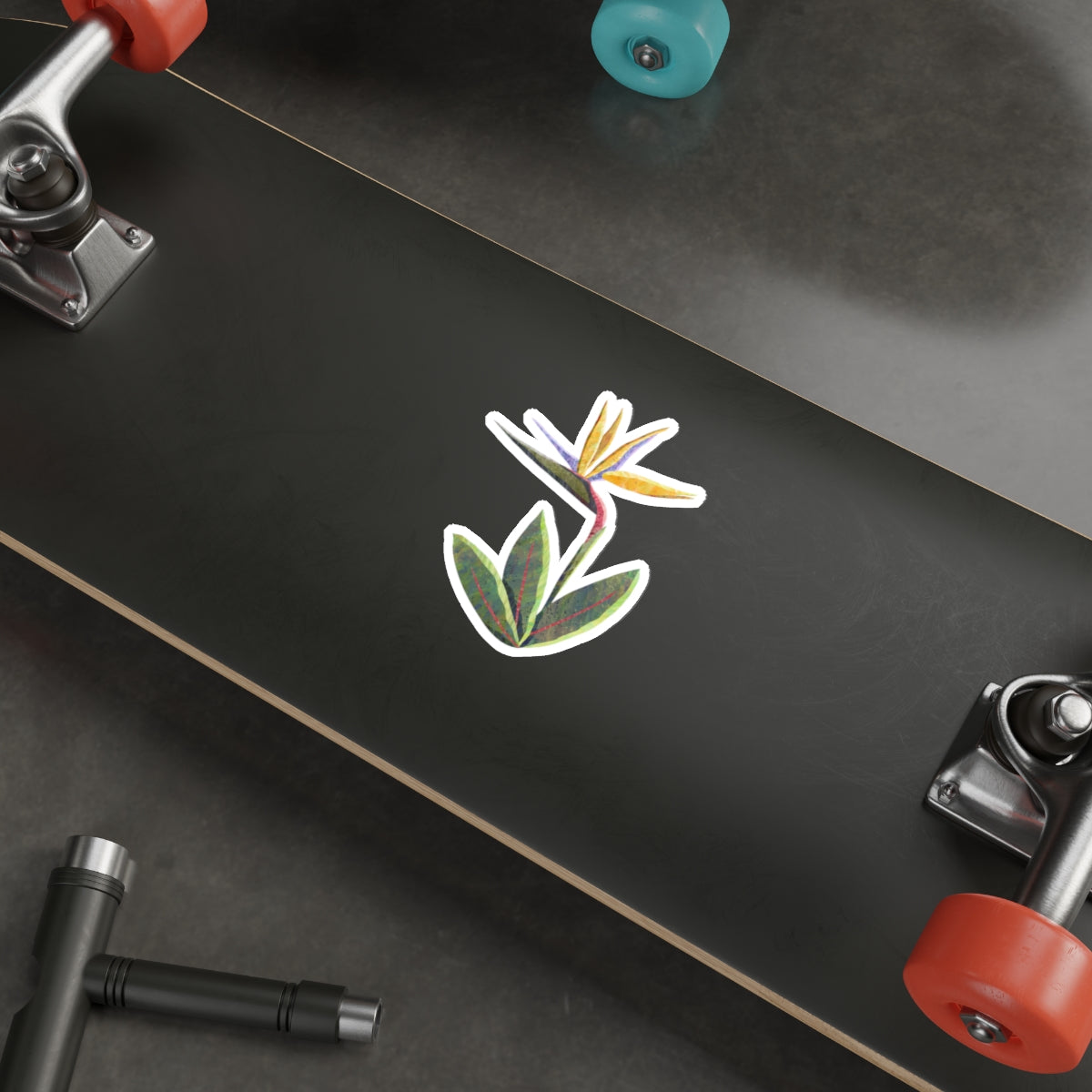 Bird of Paradise Die-Cut Stickers