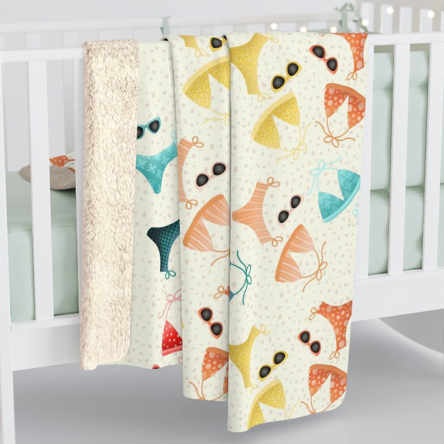 Bikinis Sherpa Fleece Blanket