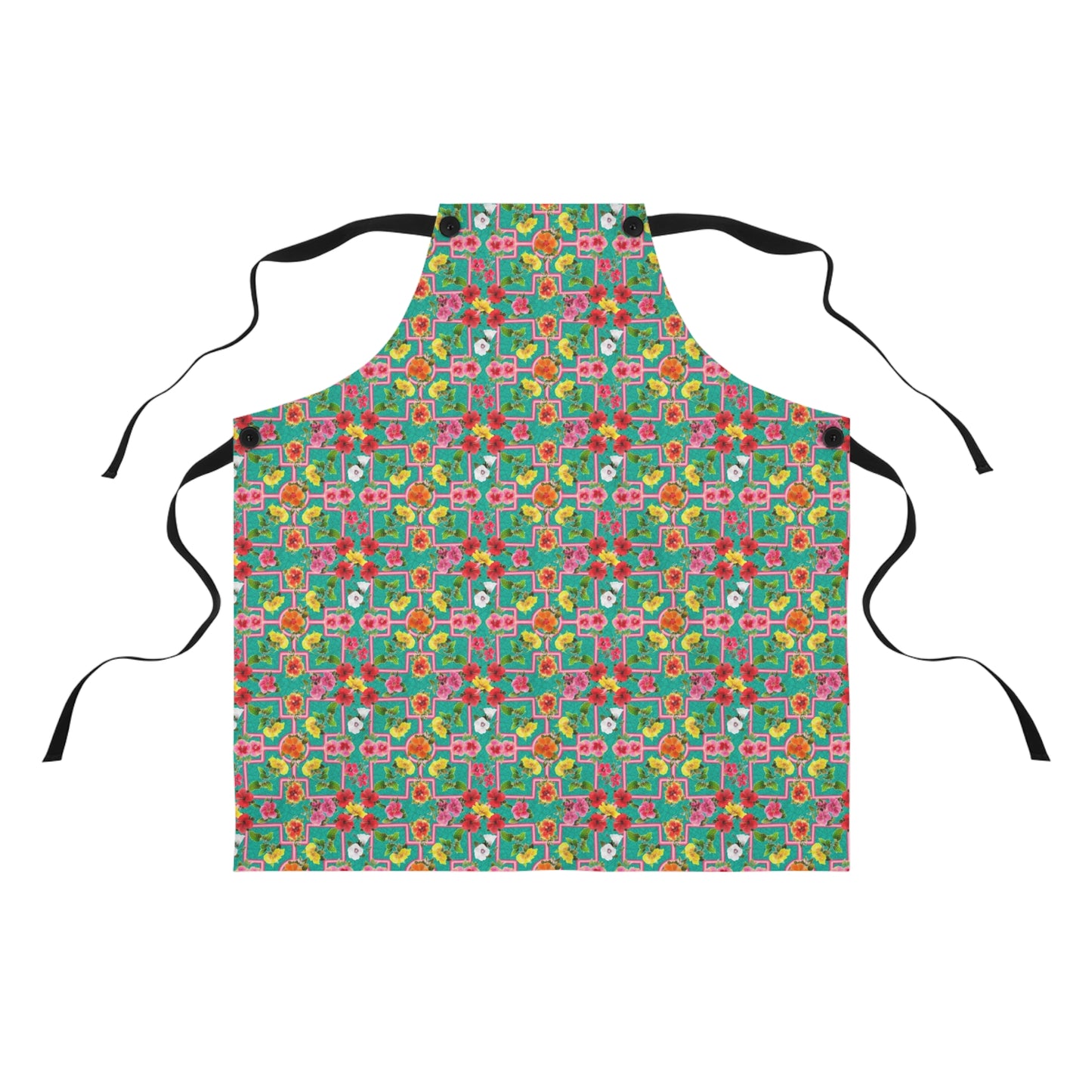 Formal Hibiscus Garden Apron