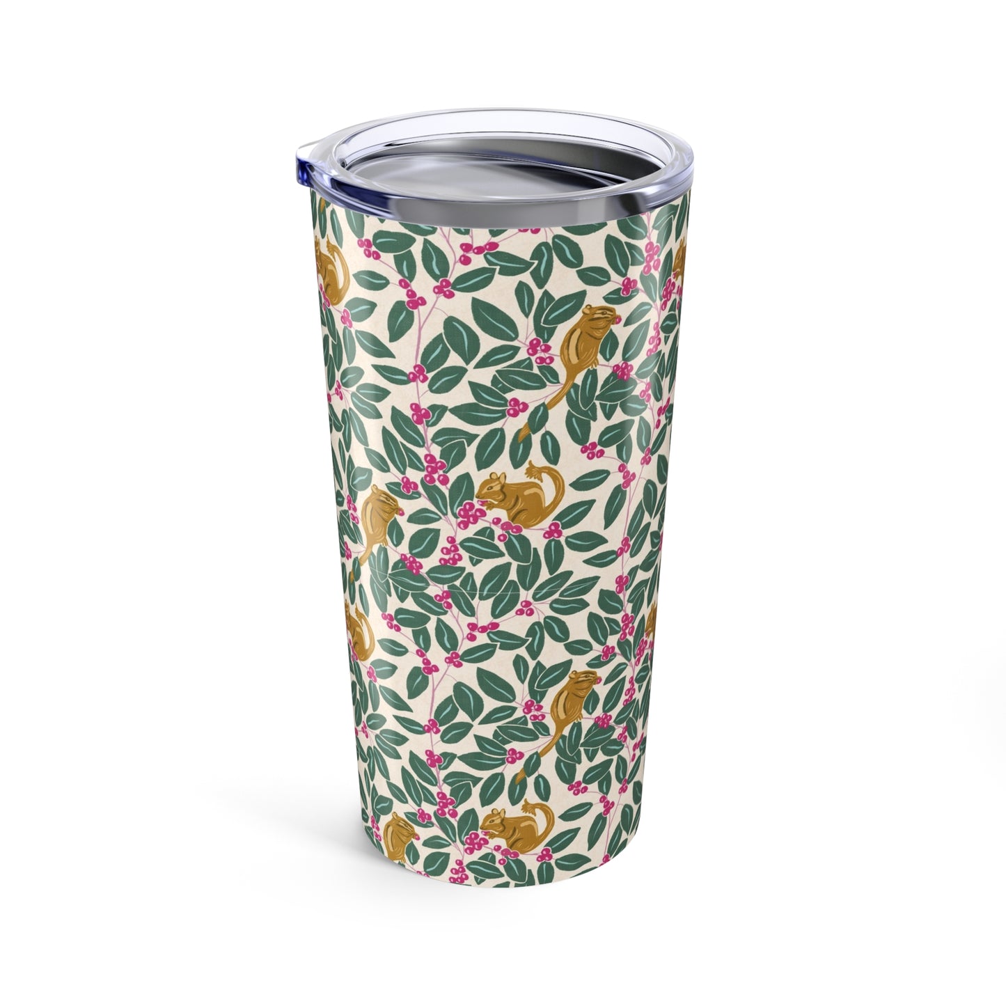 Wintergreen and Chipmunks Tumbler