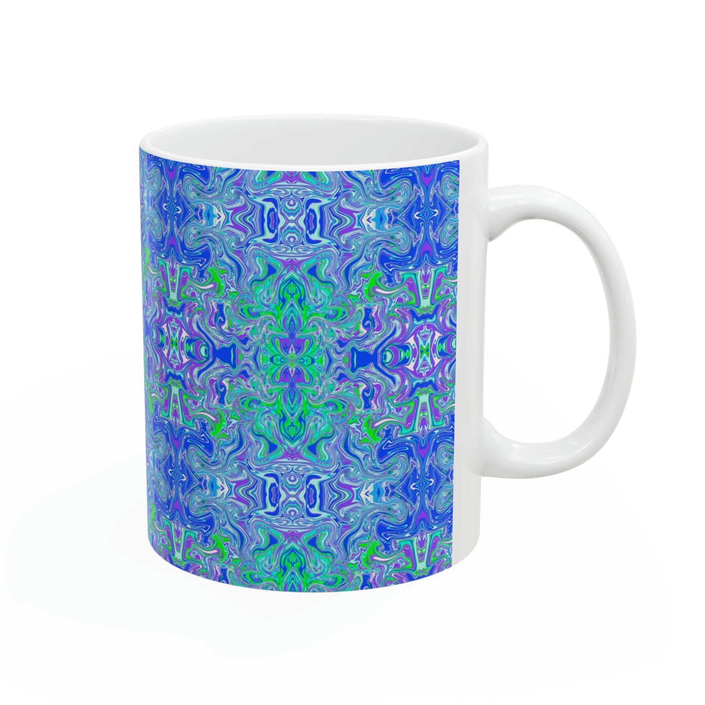 Boho Lavender Garden Mug Ceramic Mug 11oz