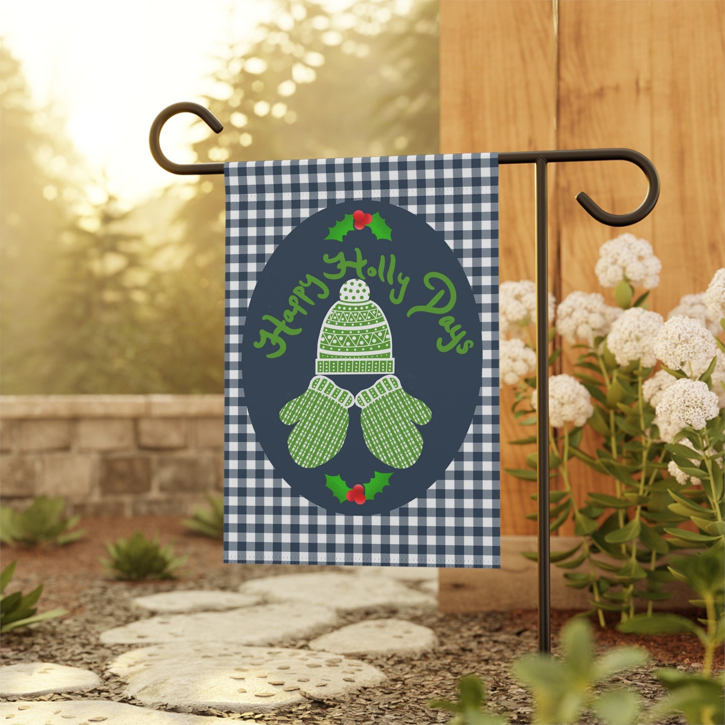 Winter Hats and Mittens Garden & House Banner