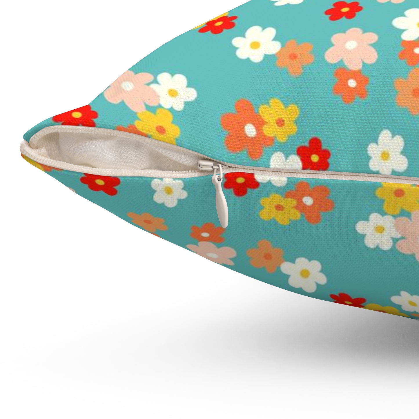 Ditzy Daisies Spun Polyester Square Pillow