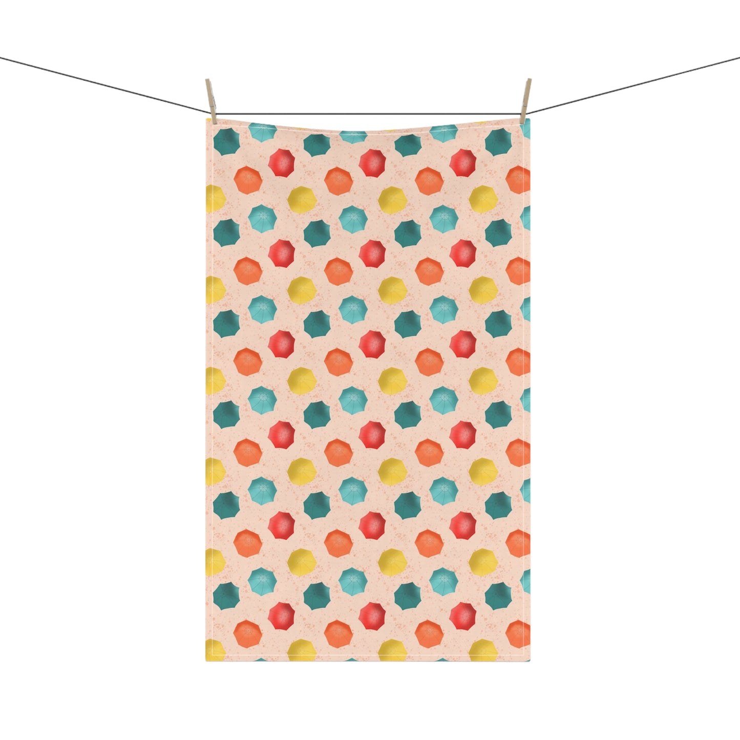 Beach Umbrellas Kitchen Towel