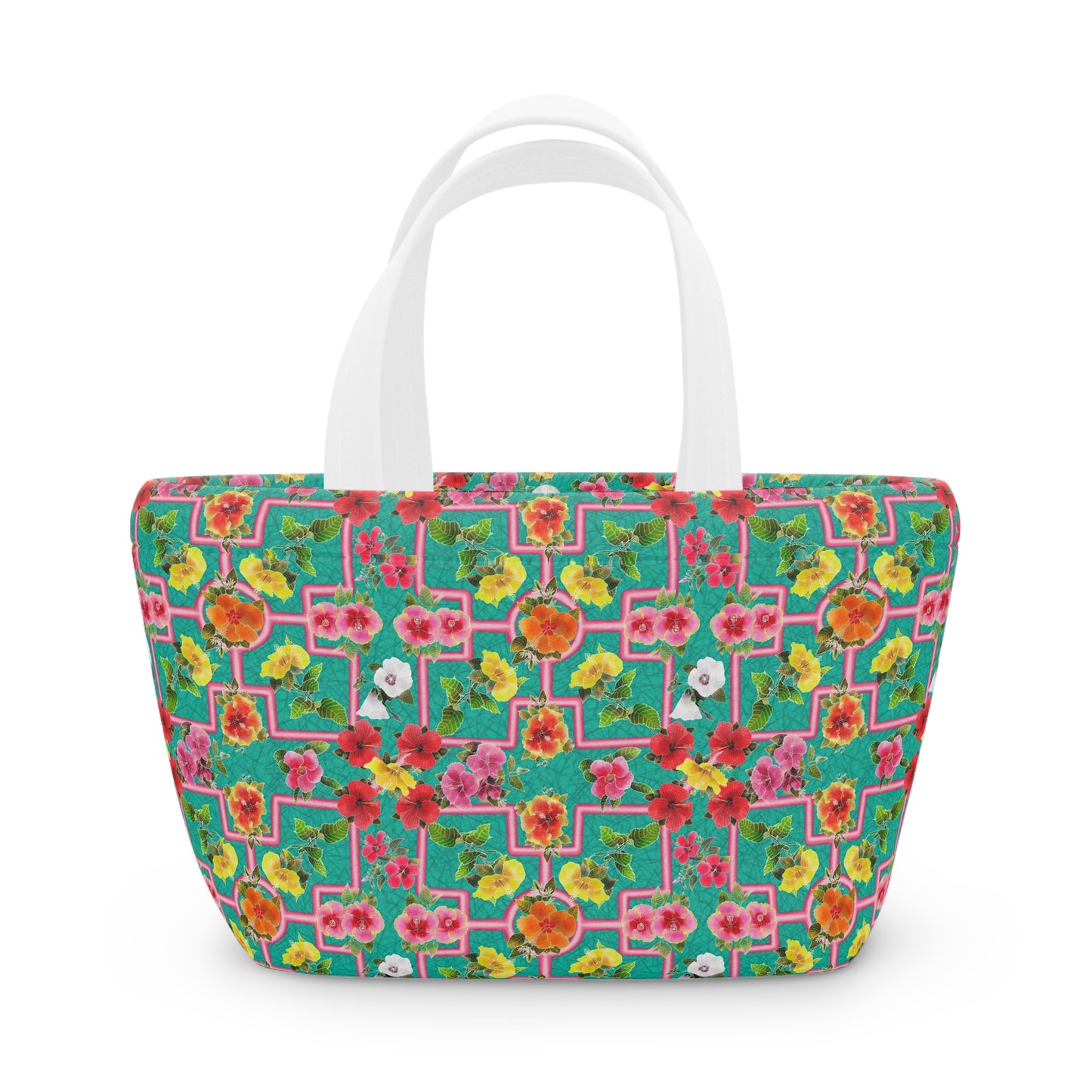 Formal Hibiscus Garden Lunch Bag