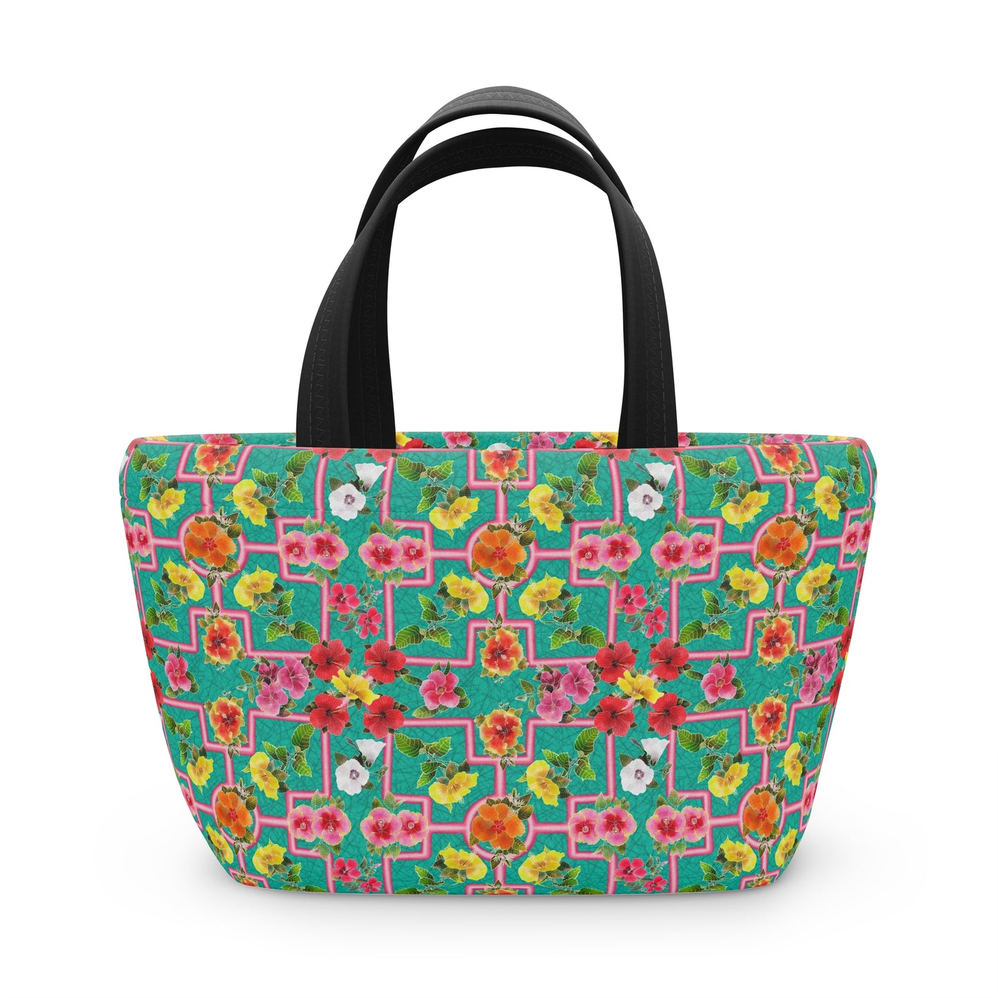 Formal Hibiscus Garden Lunch Bag