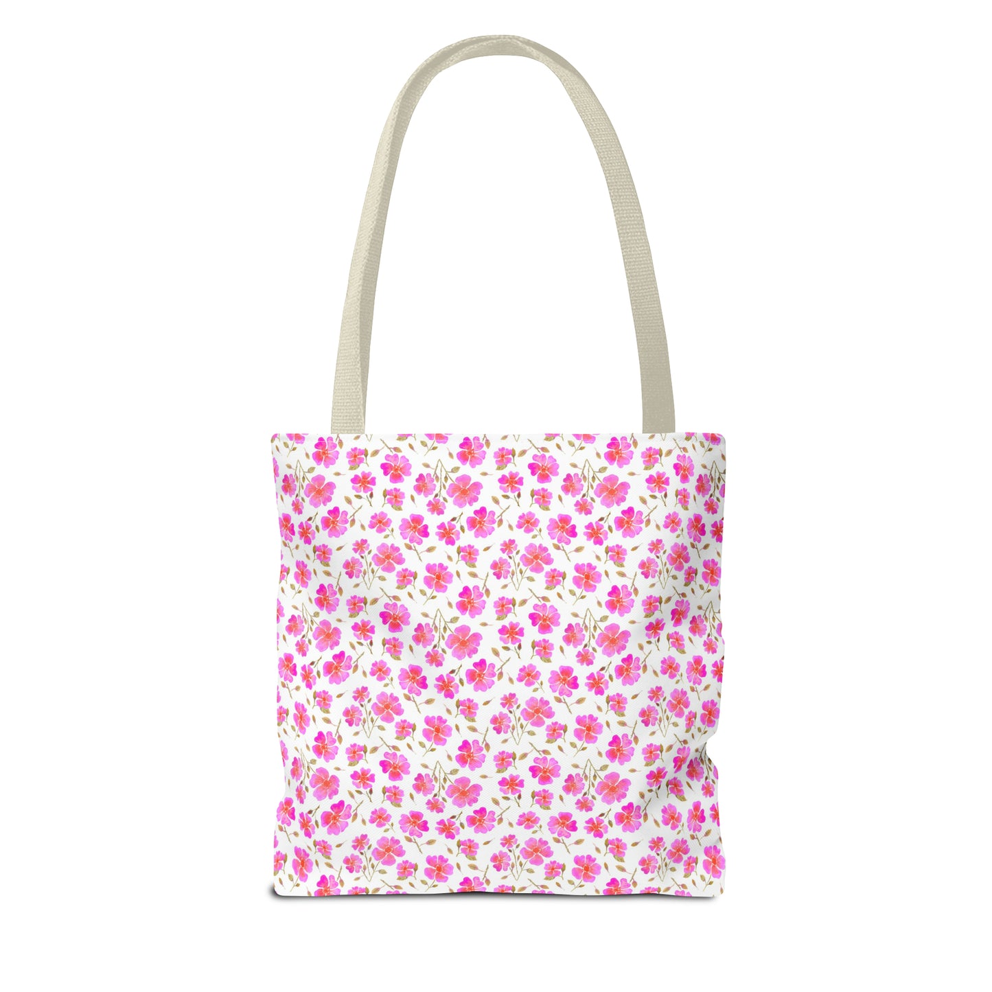 Hot Pink Wild Roses Tote Bag