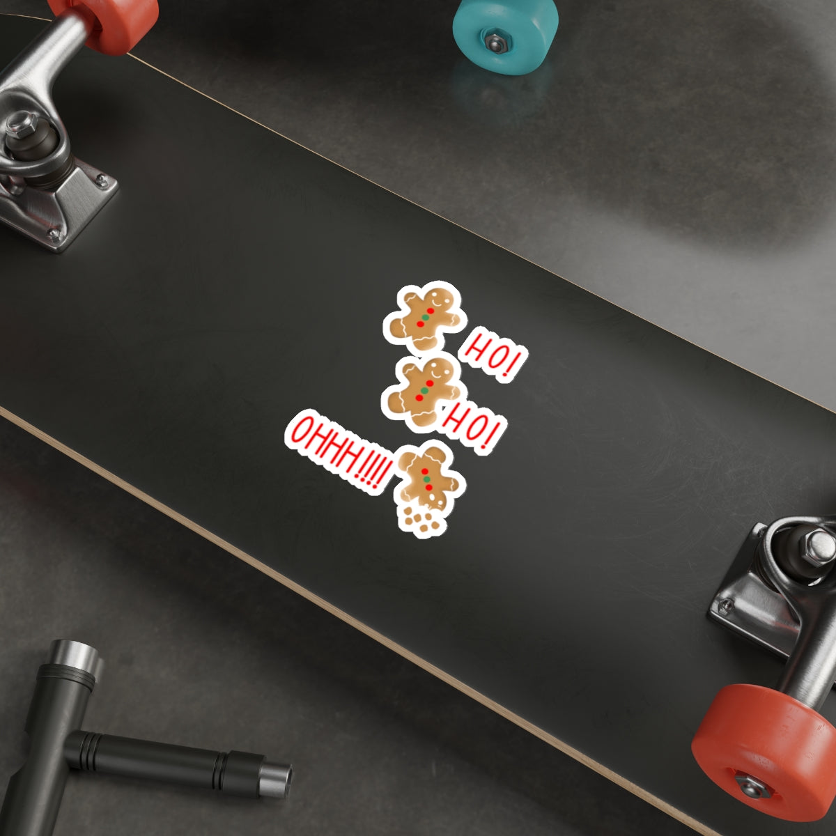 Gingerbread Men & Hearts Die-Cut Stickers