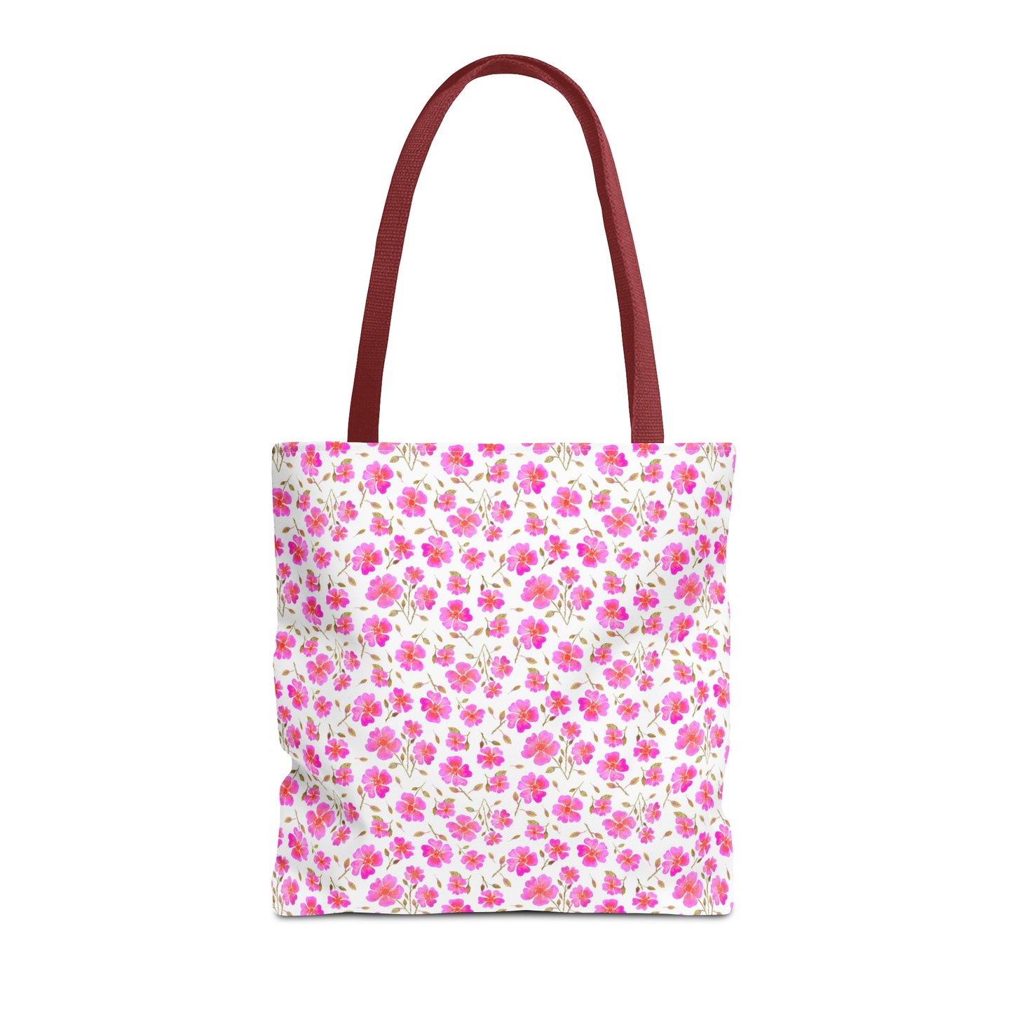 Hot Pink Wild Roses Tote Bag