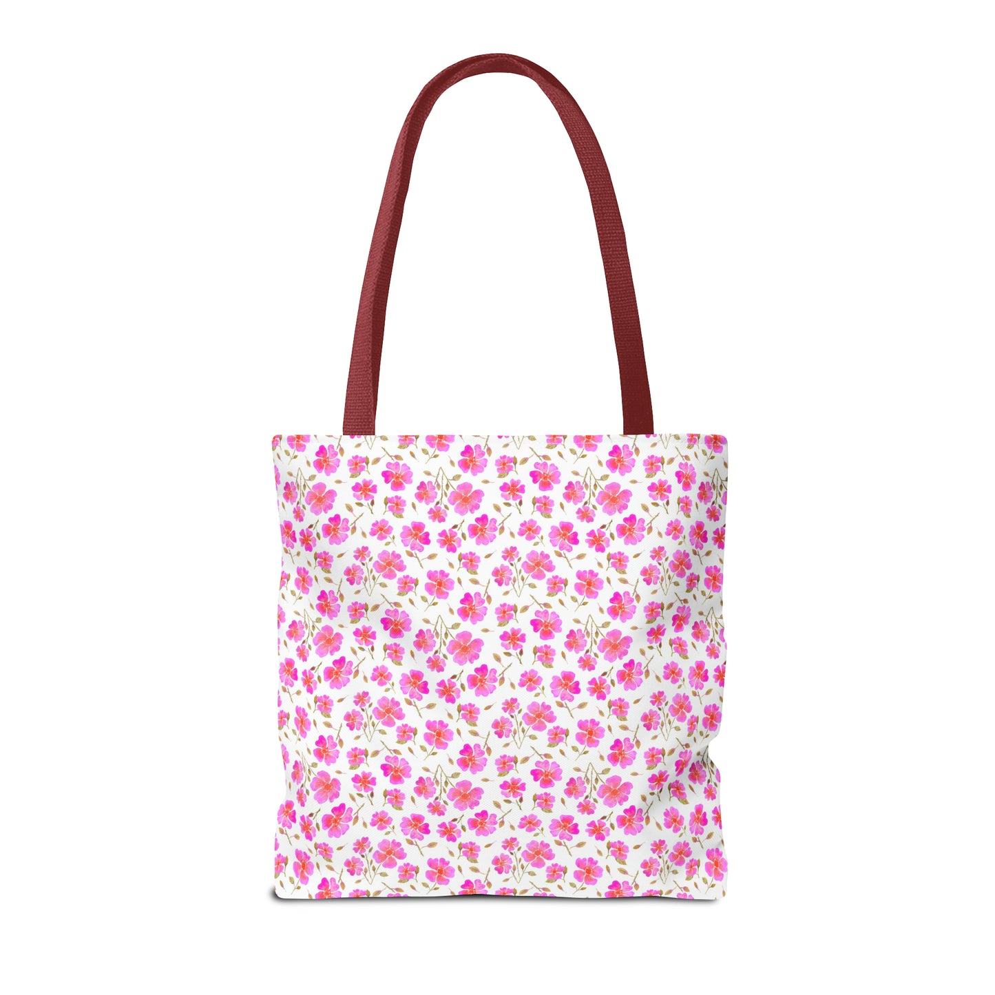 Hot Pink Wild Roses Tote Bag