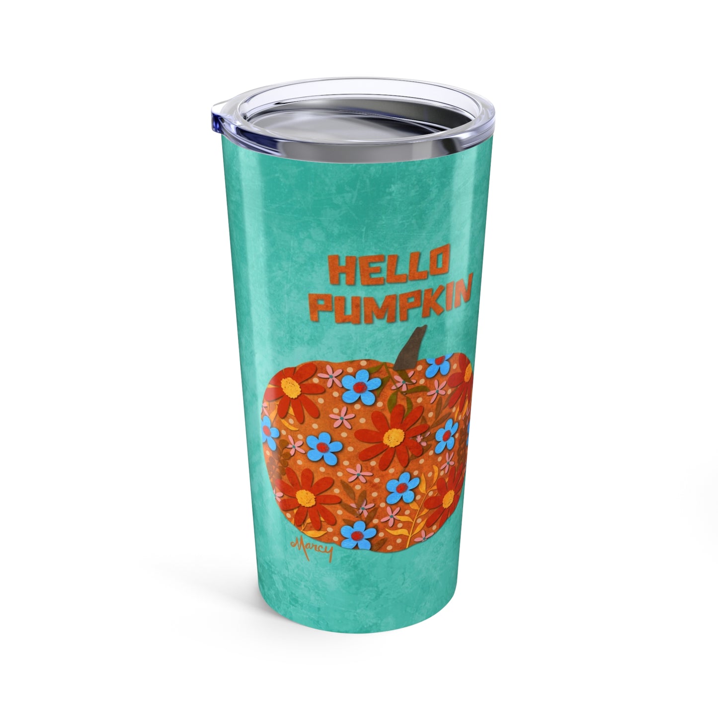 Hello Pumpkin Collage Tumbler