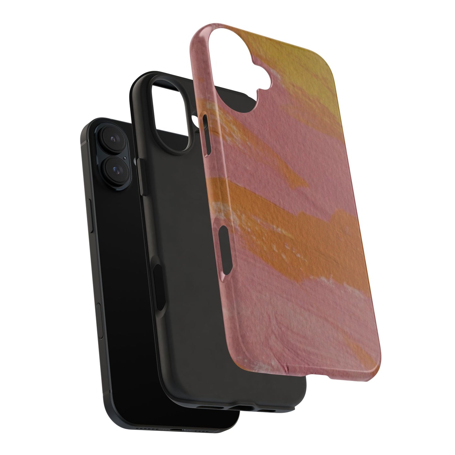 Abstract Pastel Pink Tough Phone Cases