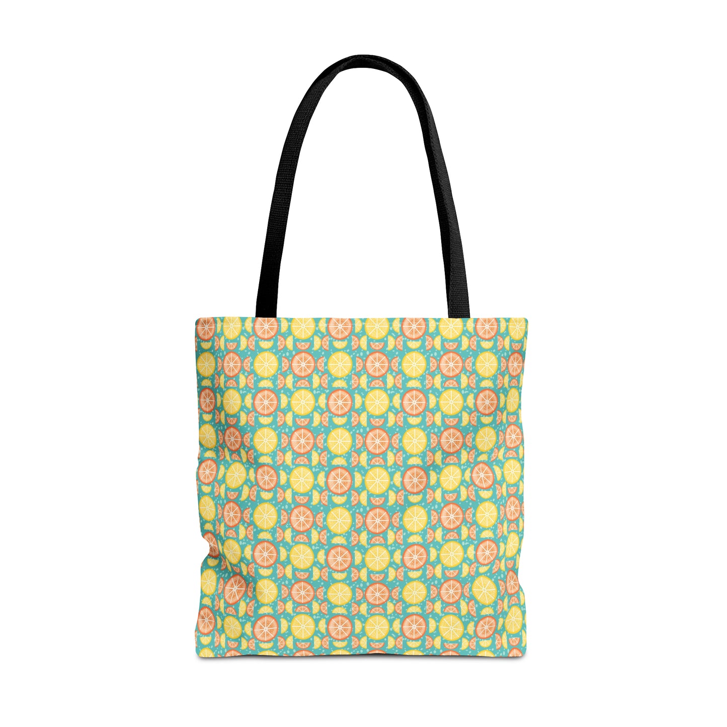 Citrus Slices Geometric Tote Bag - Carry Your Essentials in Style