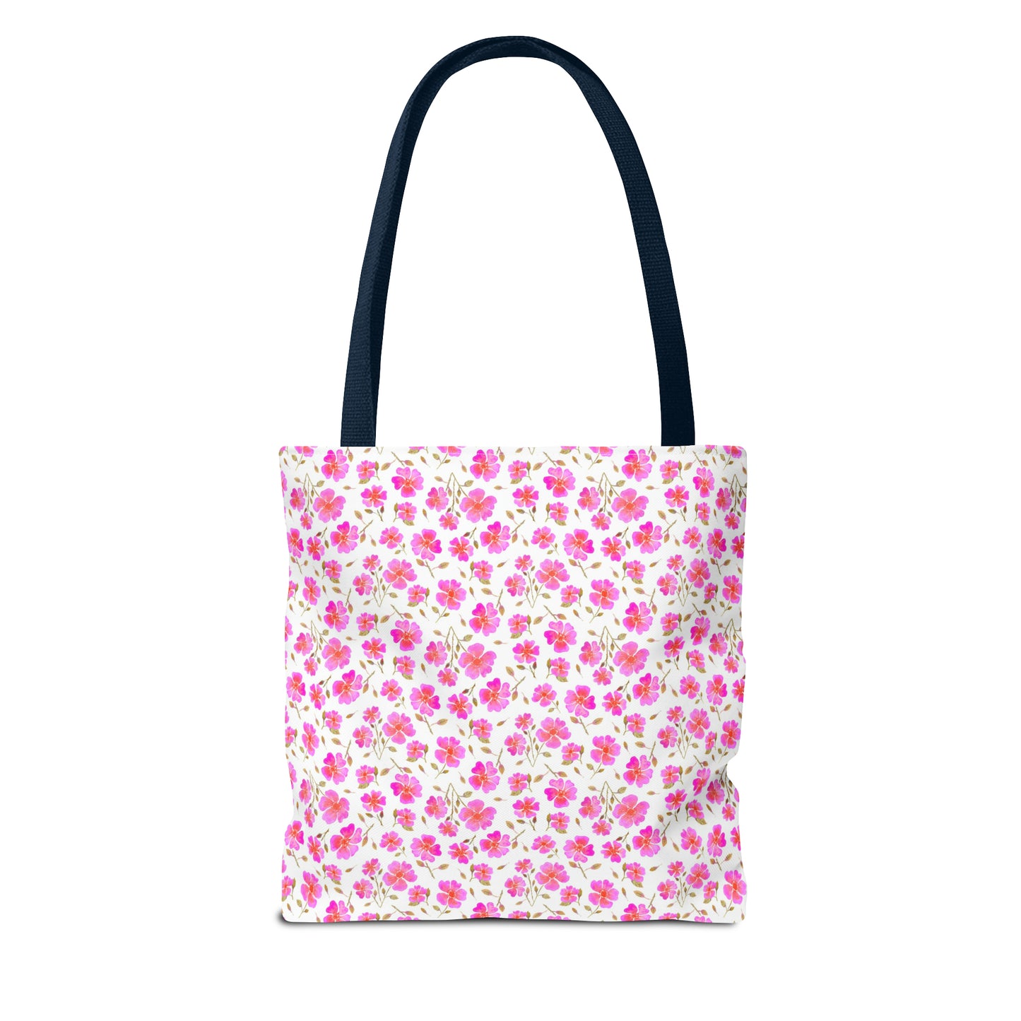 Hot Pink Wild Roses Tote Bag