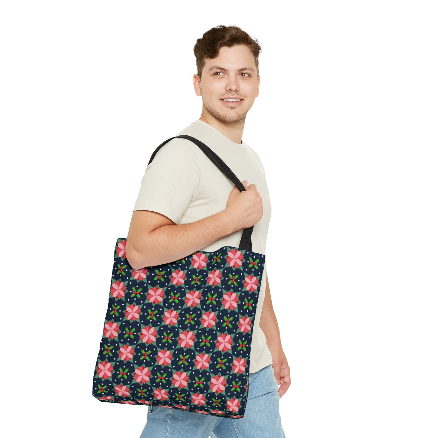 Poinsettias Tote Bag