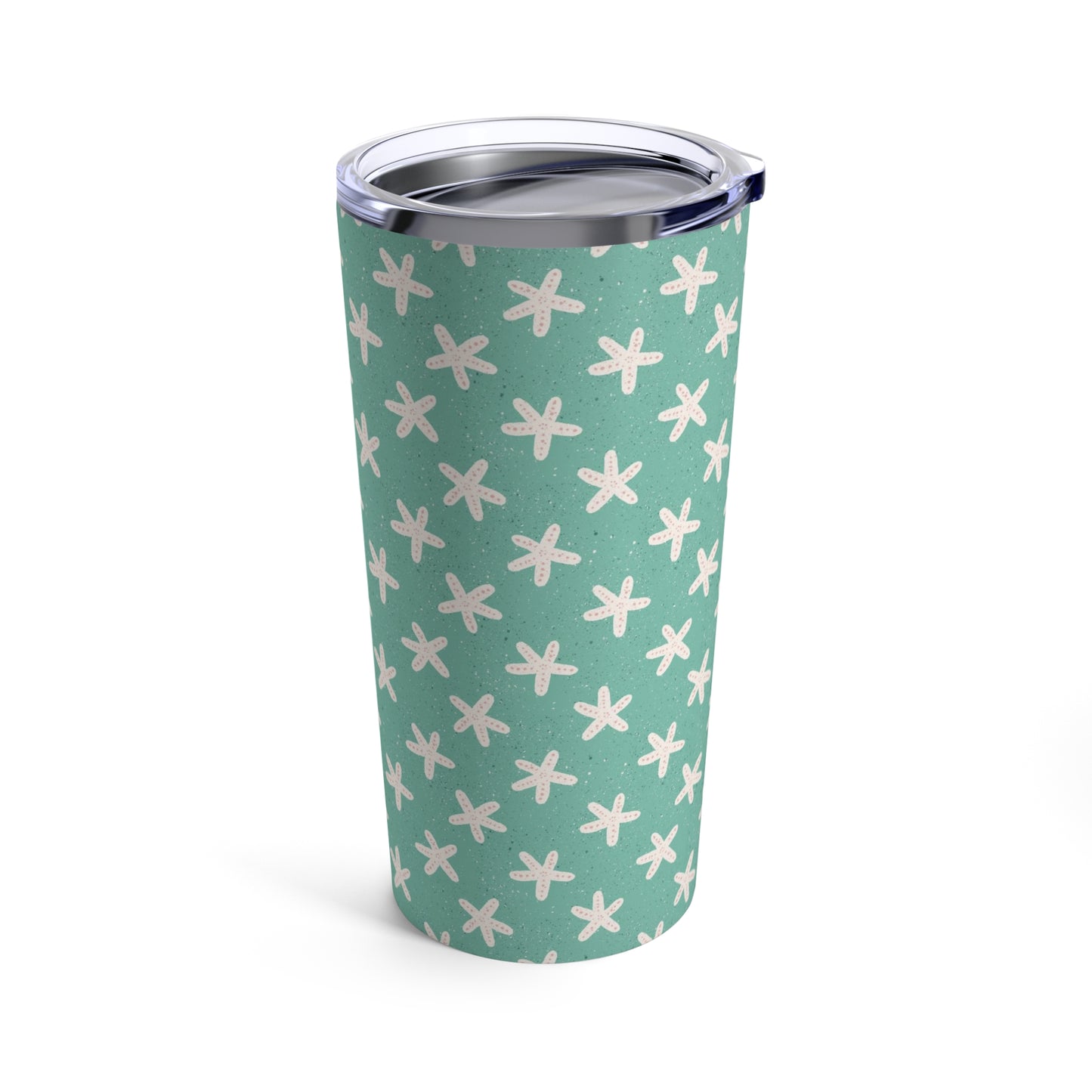 Starfish on Sea Green Tumbler 20oz