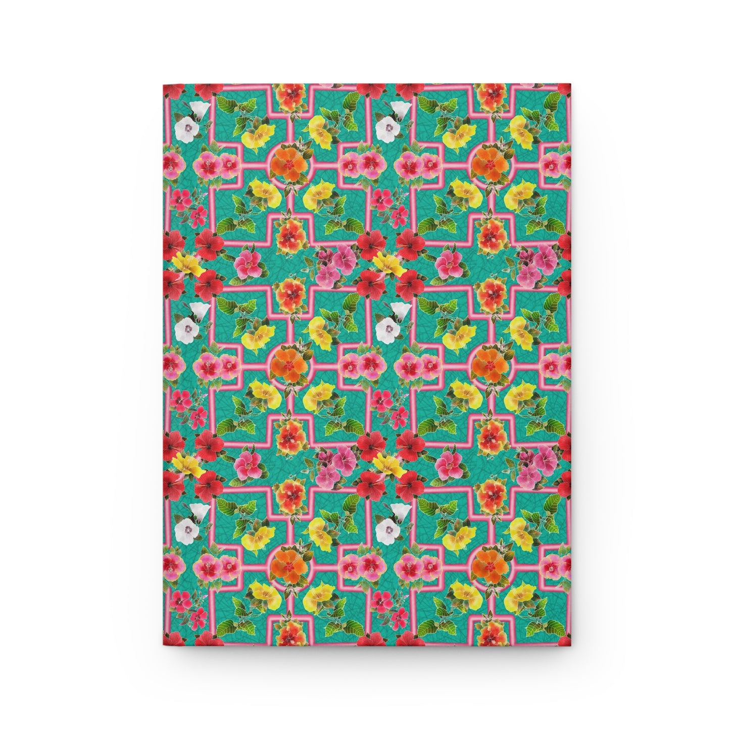 Formal Hibiscus Garden Hardcover Journal Matte