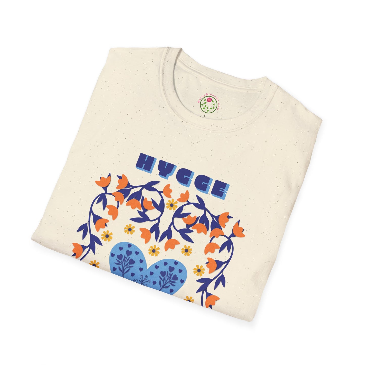 Hygge Hearts and Flowers Softstyle T-Shirt