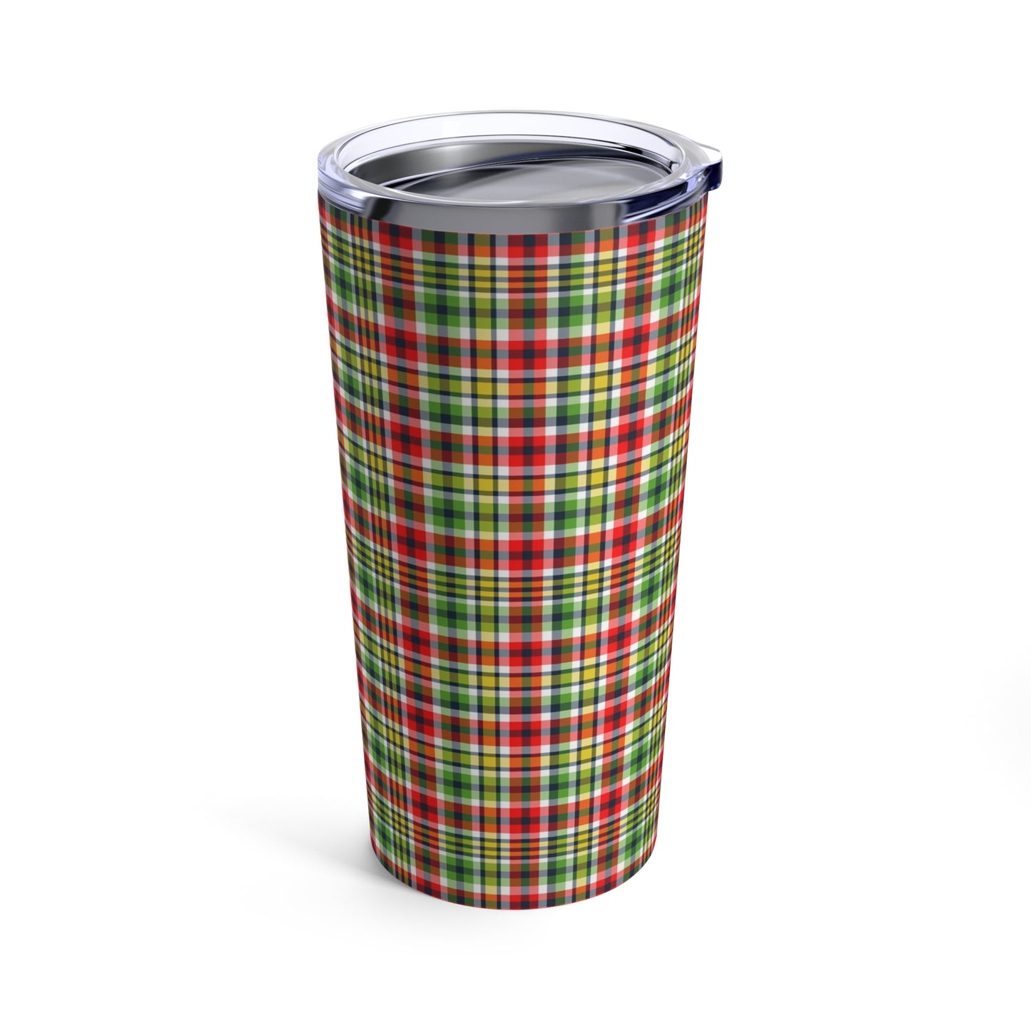 Very Merry Plaid Tumbler 20oz
