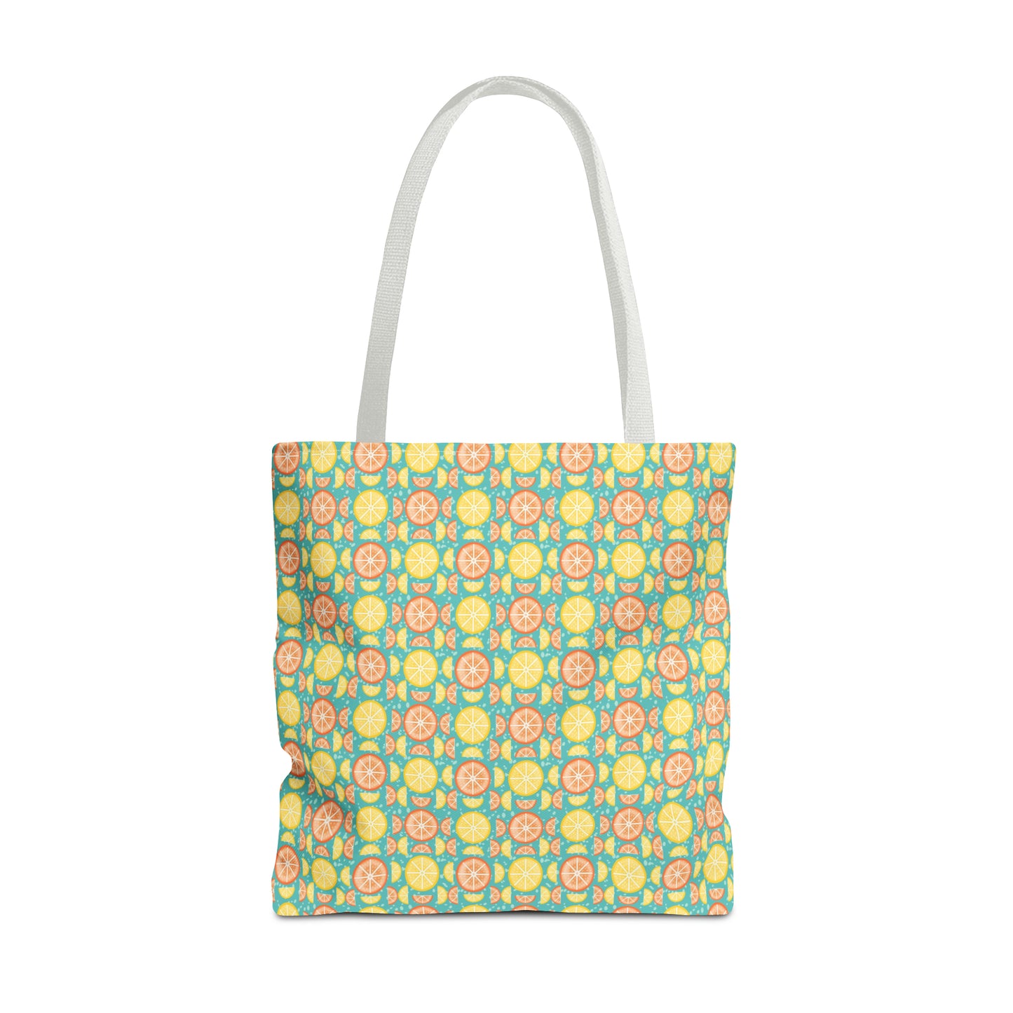 Citrus Slices Geometric Tote Bag - Carry Your Essentials in Style