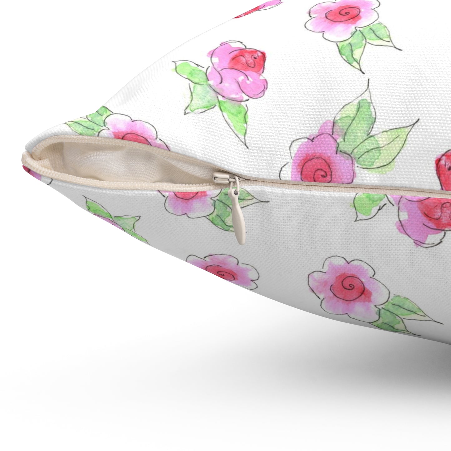 Spun Polyester Square Pillow