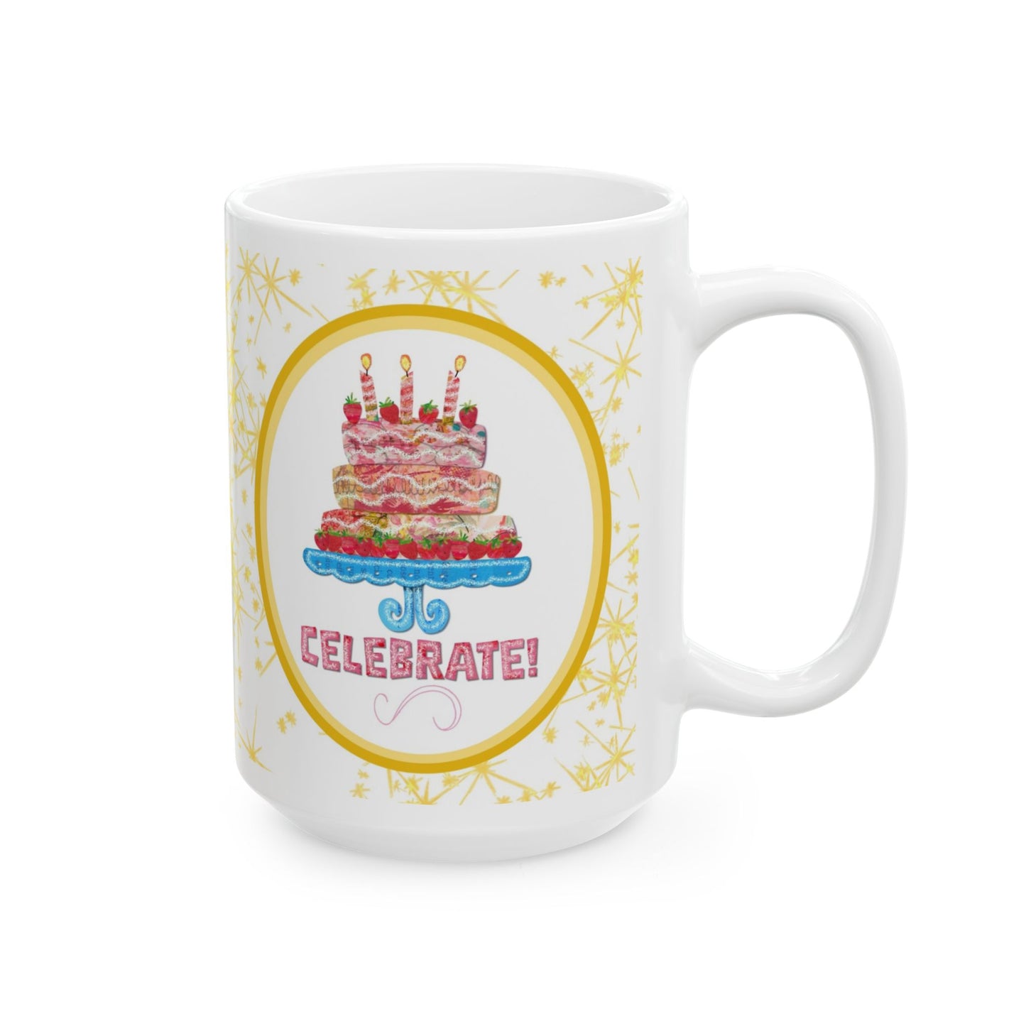 Celebrate! Collage Ceramic Mug 11oz & 15oz