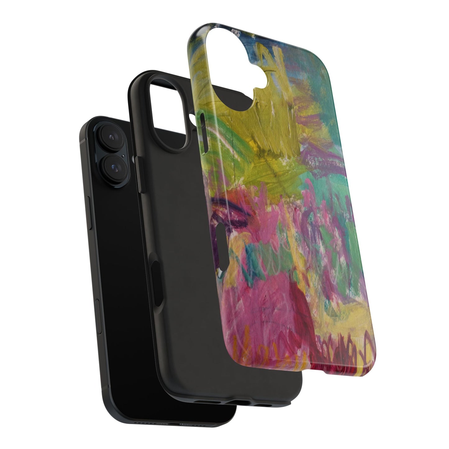Abstract Pastel Tough Phone Cases