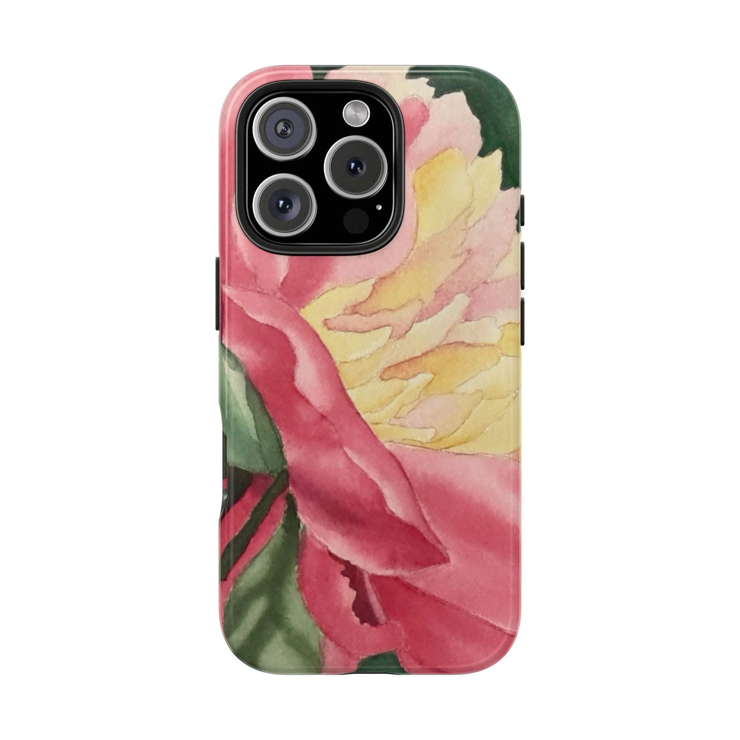Pink Peony Tough Phone Cases