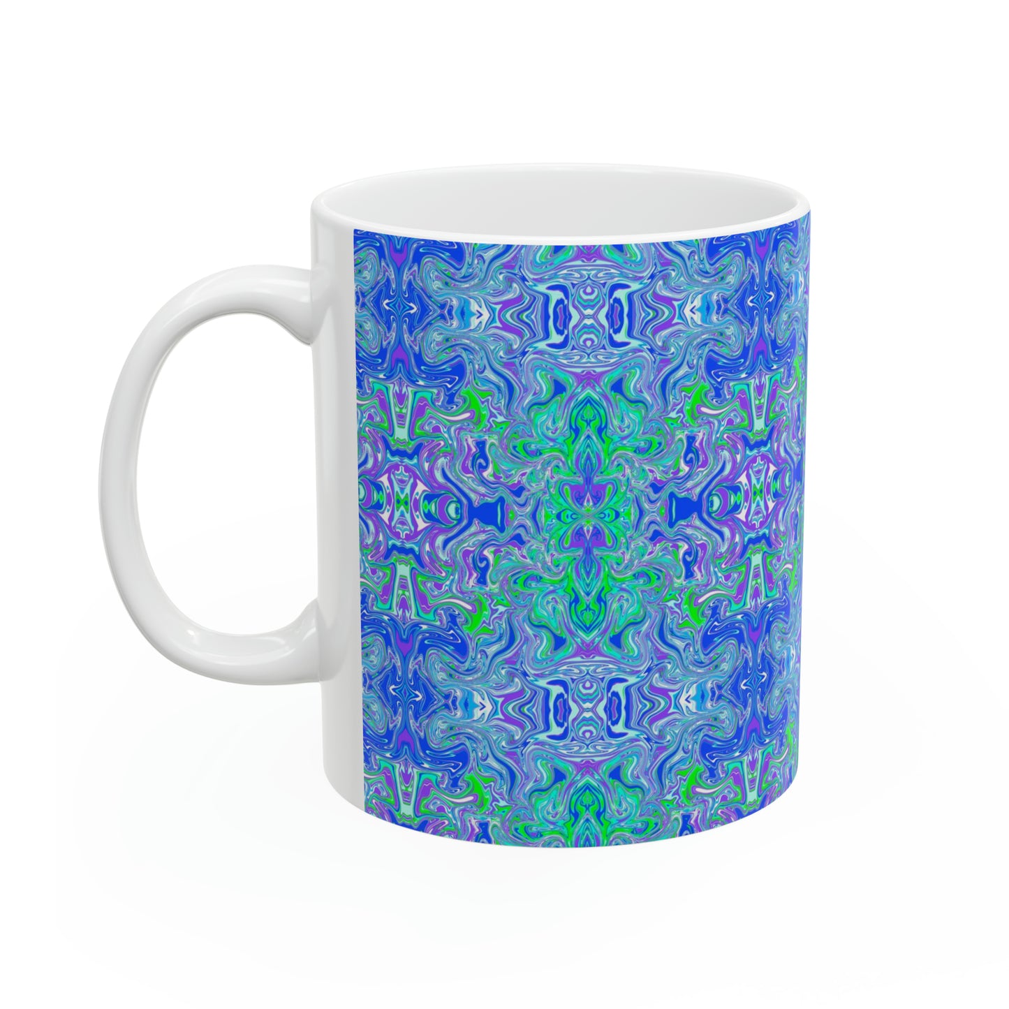 Boho Lavender Garden Mug Ceramic Mug 11oz