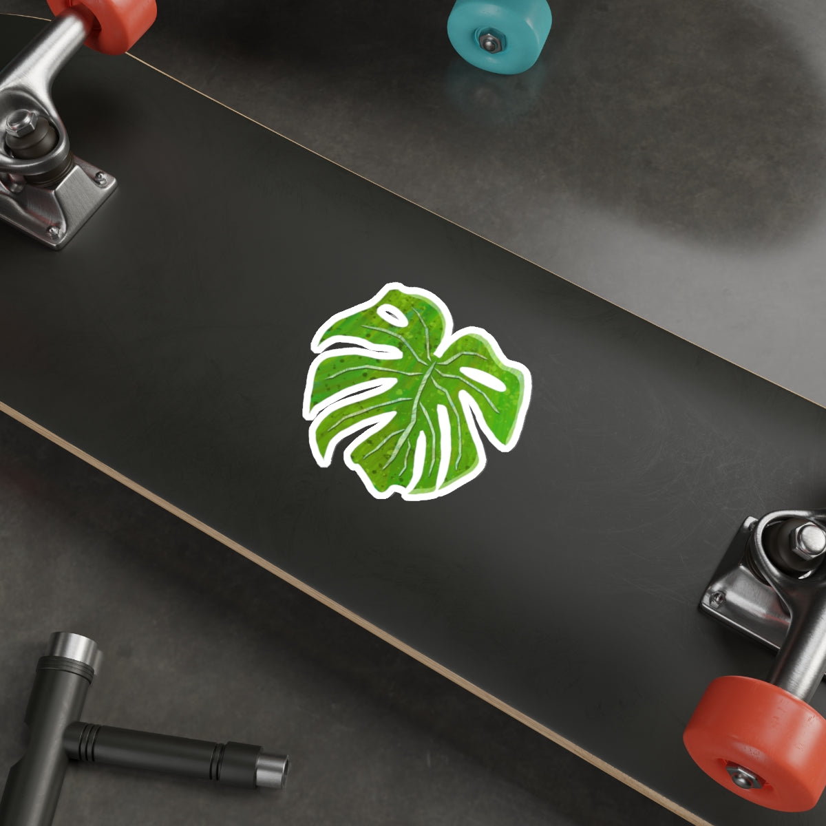 Monstera Leaf Die-Cut Stickers