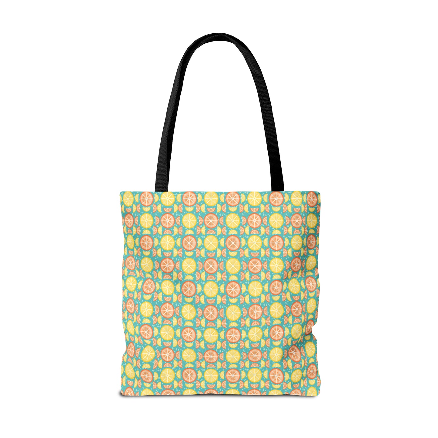 Citrus Slices Geometric Tote Bag - Carry Your Essentials in Style