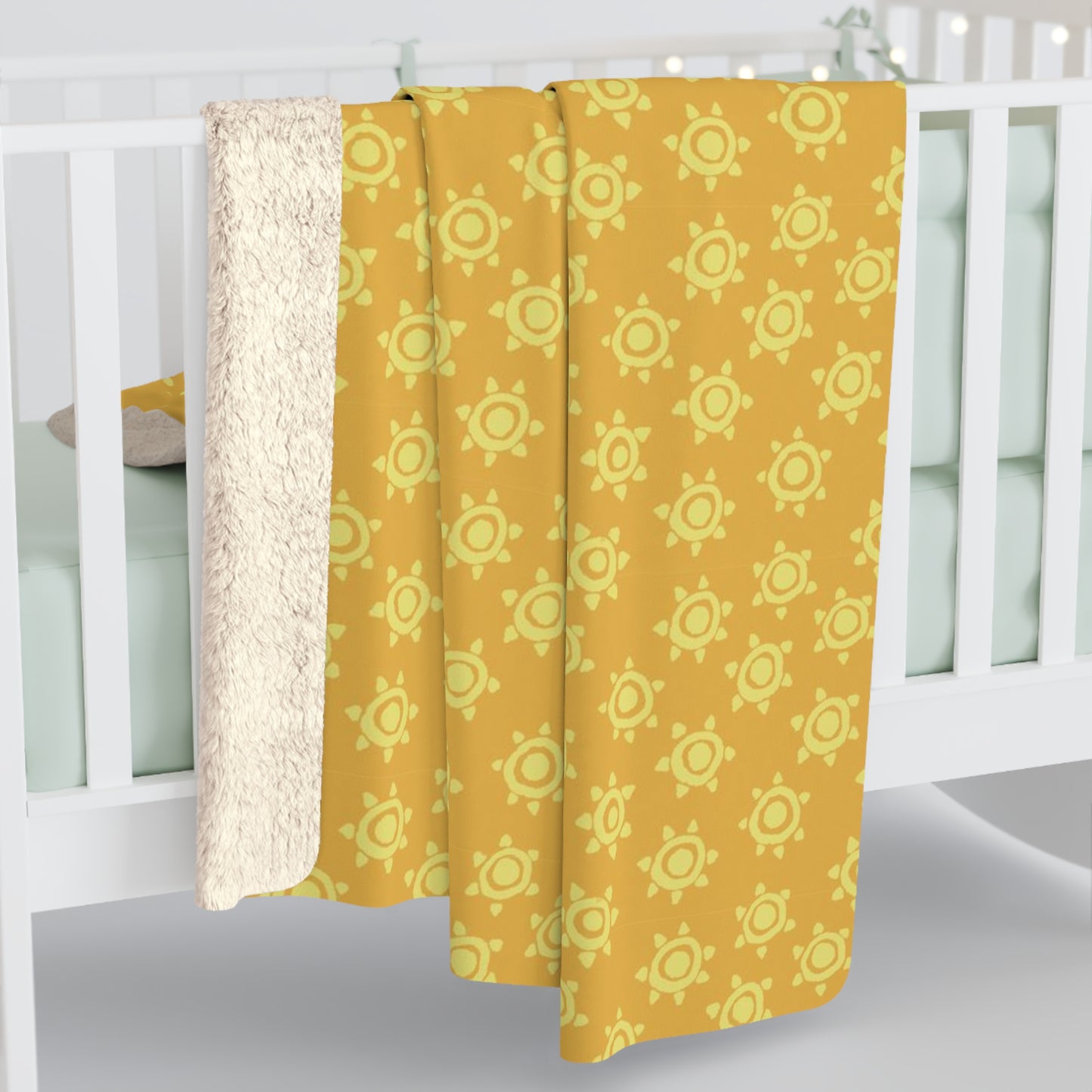 Sunshine Sherpa Fleece Blanket